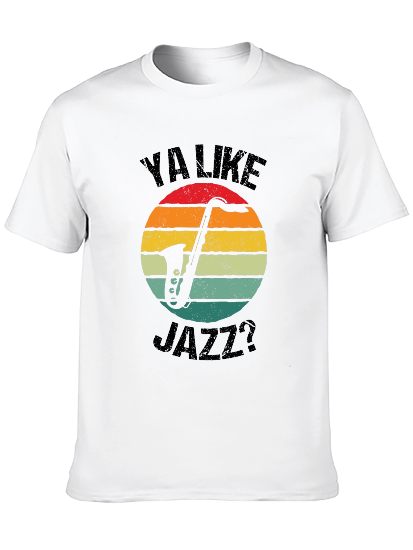 Ya Like Jazz? Graphic T-Shirt - Retro Sunset Design