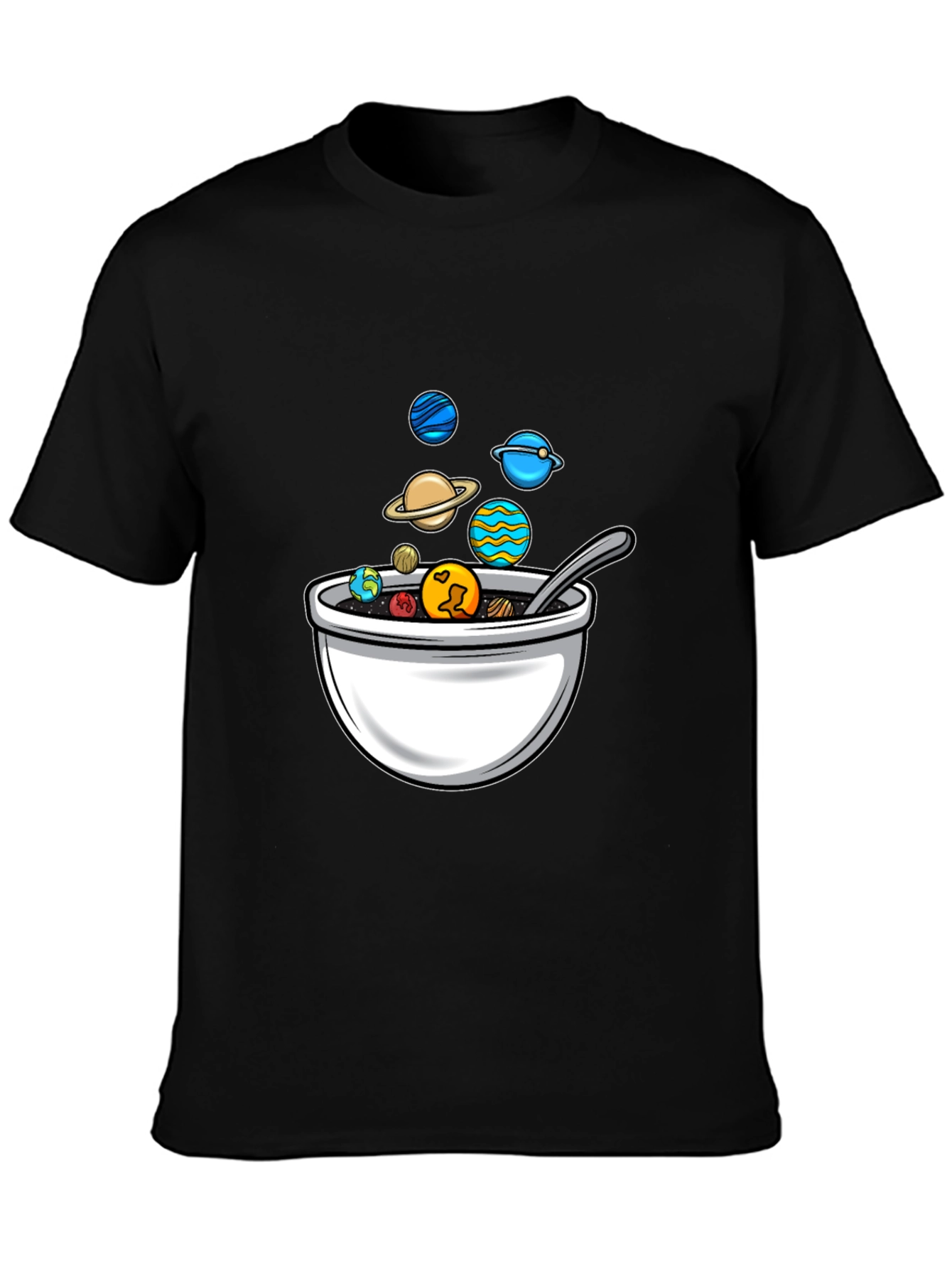 Planetary Cereal Bowl Graphic Tee