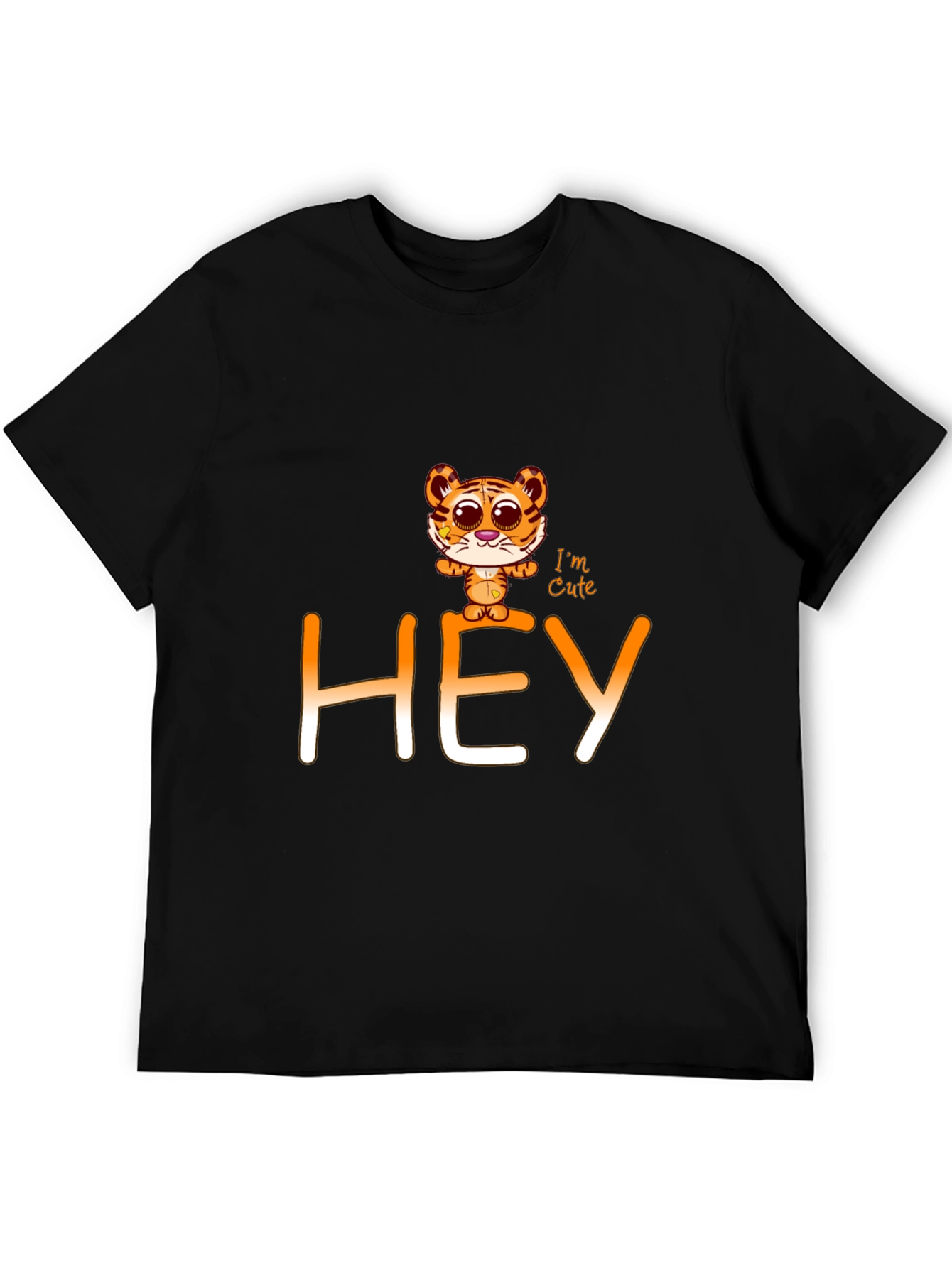 Cute Tiger Cub HEY Graphic Tee
