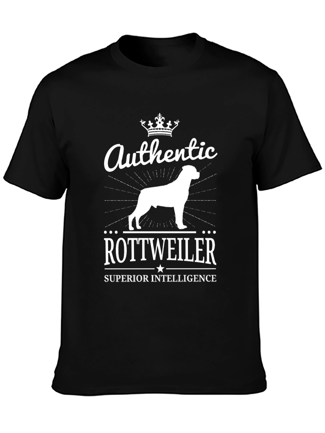 Authentic Rottweiler Superior Intelligence T-Shirt