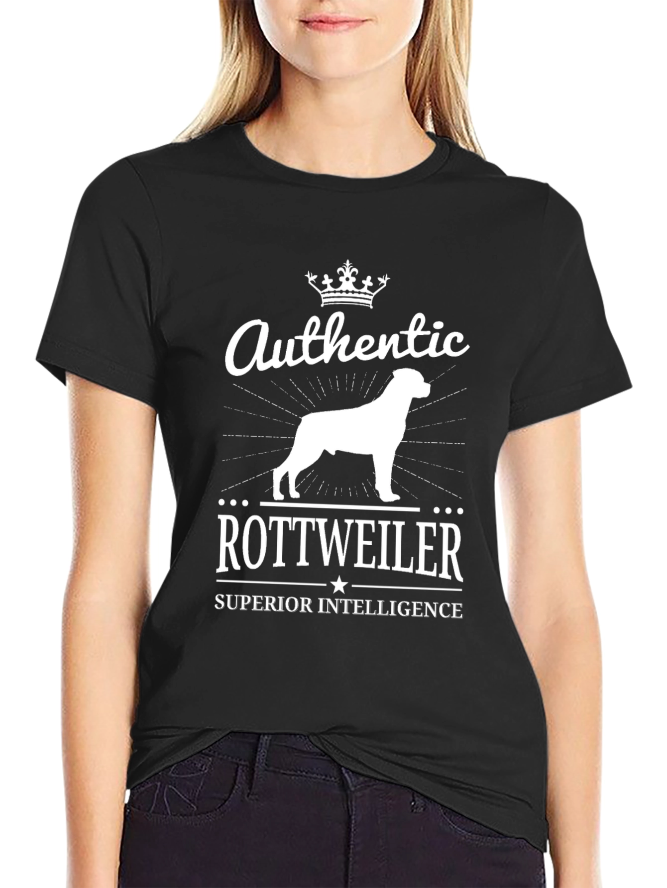 Authentic Rottweiler Superior Intelligence T-Shirt