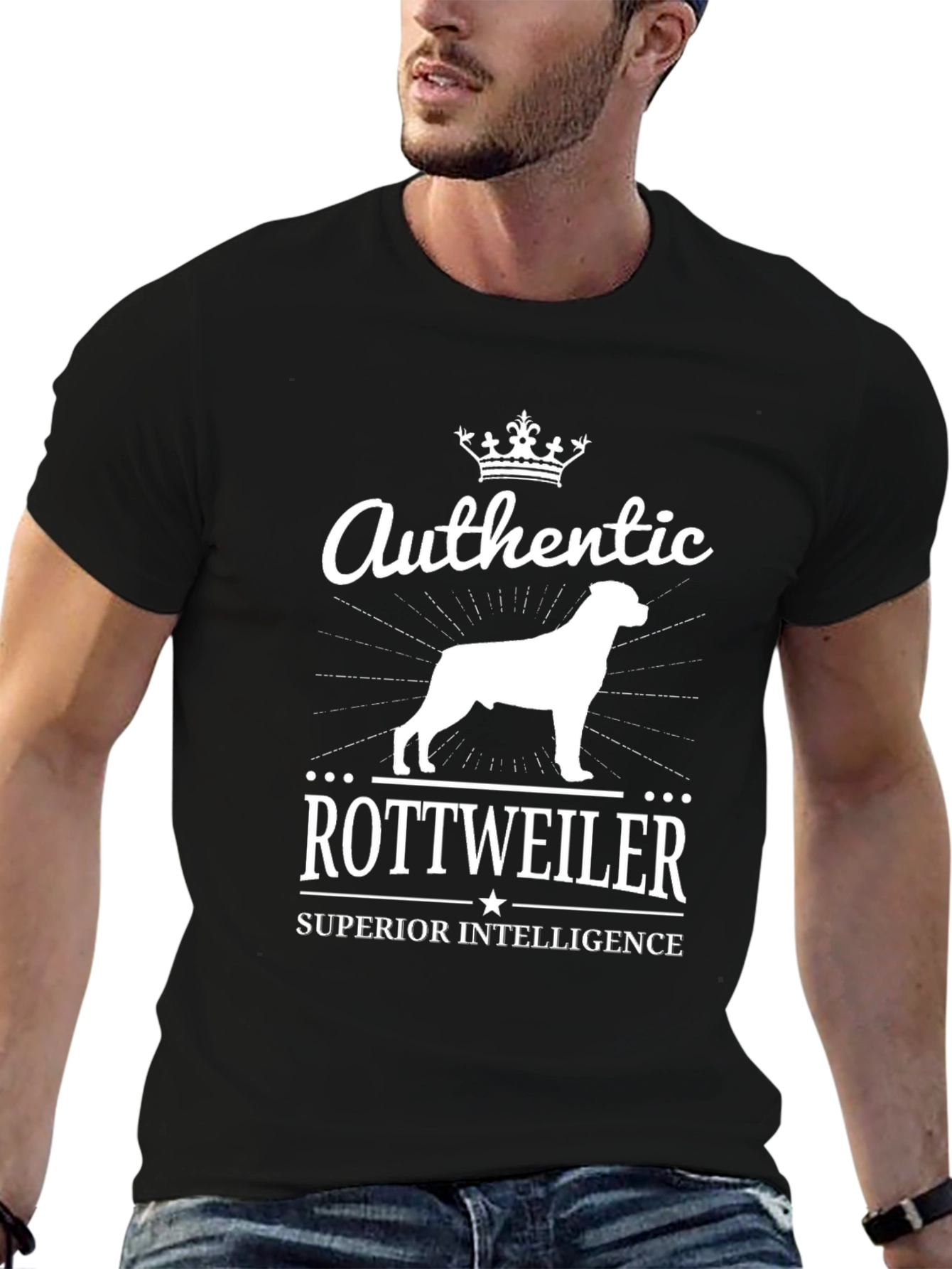 Authentic Rottweiler Superior Intelligence T-Shirt