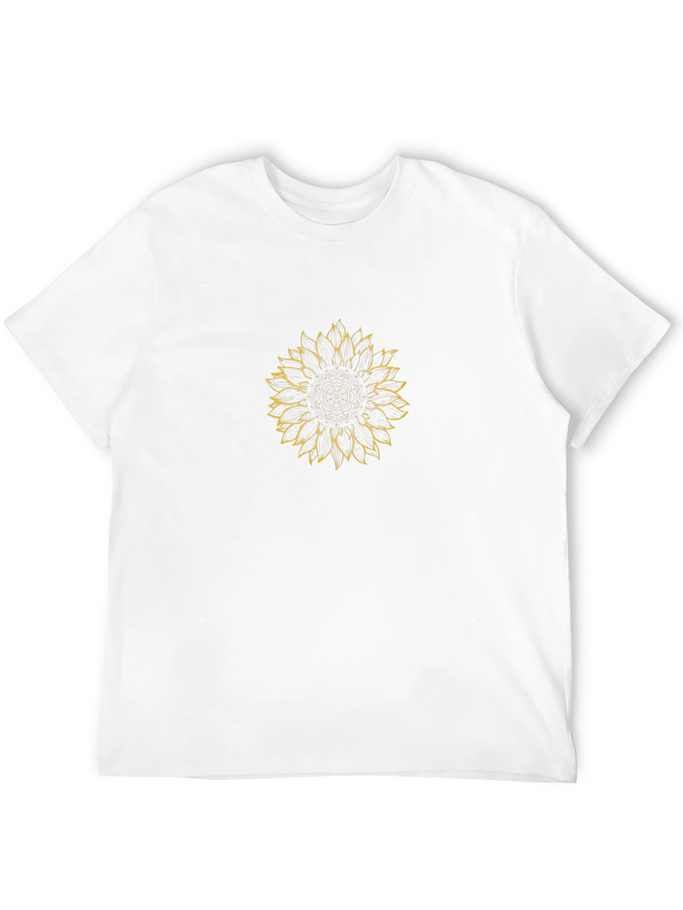 Sunflower Graphic Tee - Black Cotton Comfort