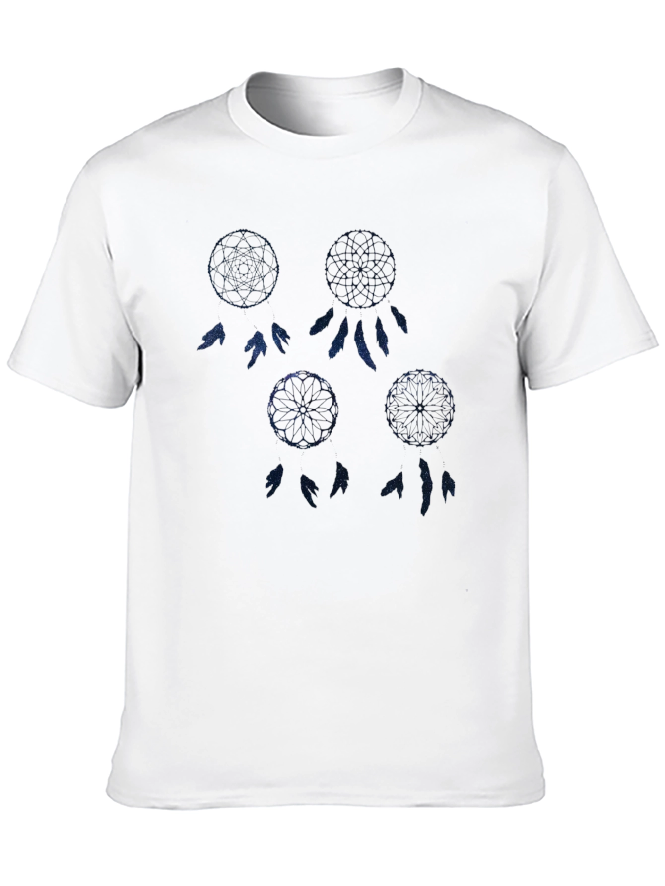Cosmic Dreamcatcher Graphic Black T-Shirt