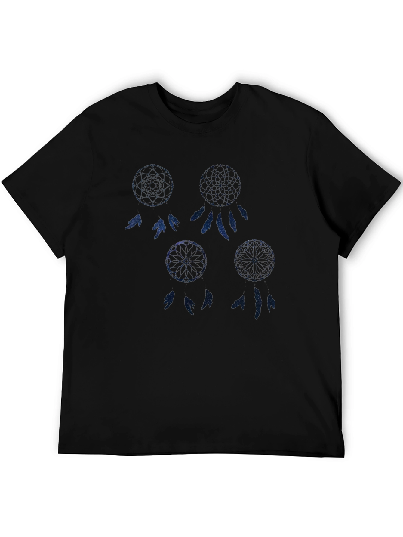 Cosmic Dreamcatcher Graphic Black T-Shirt
