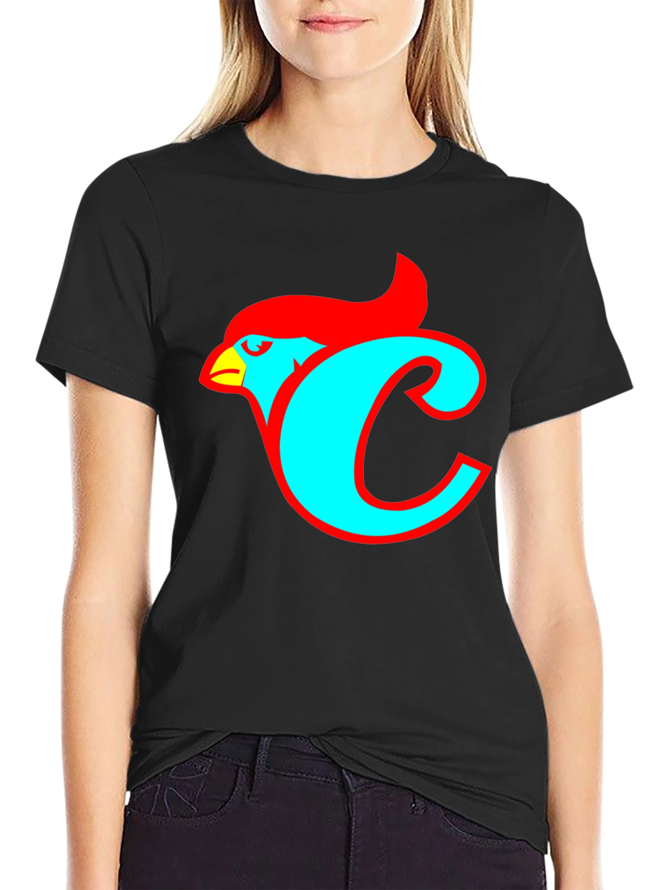 Cardinal Bird C Logo Graphic T-Shirt