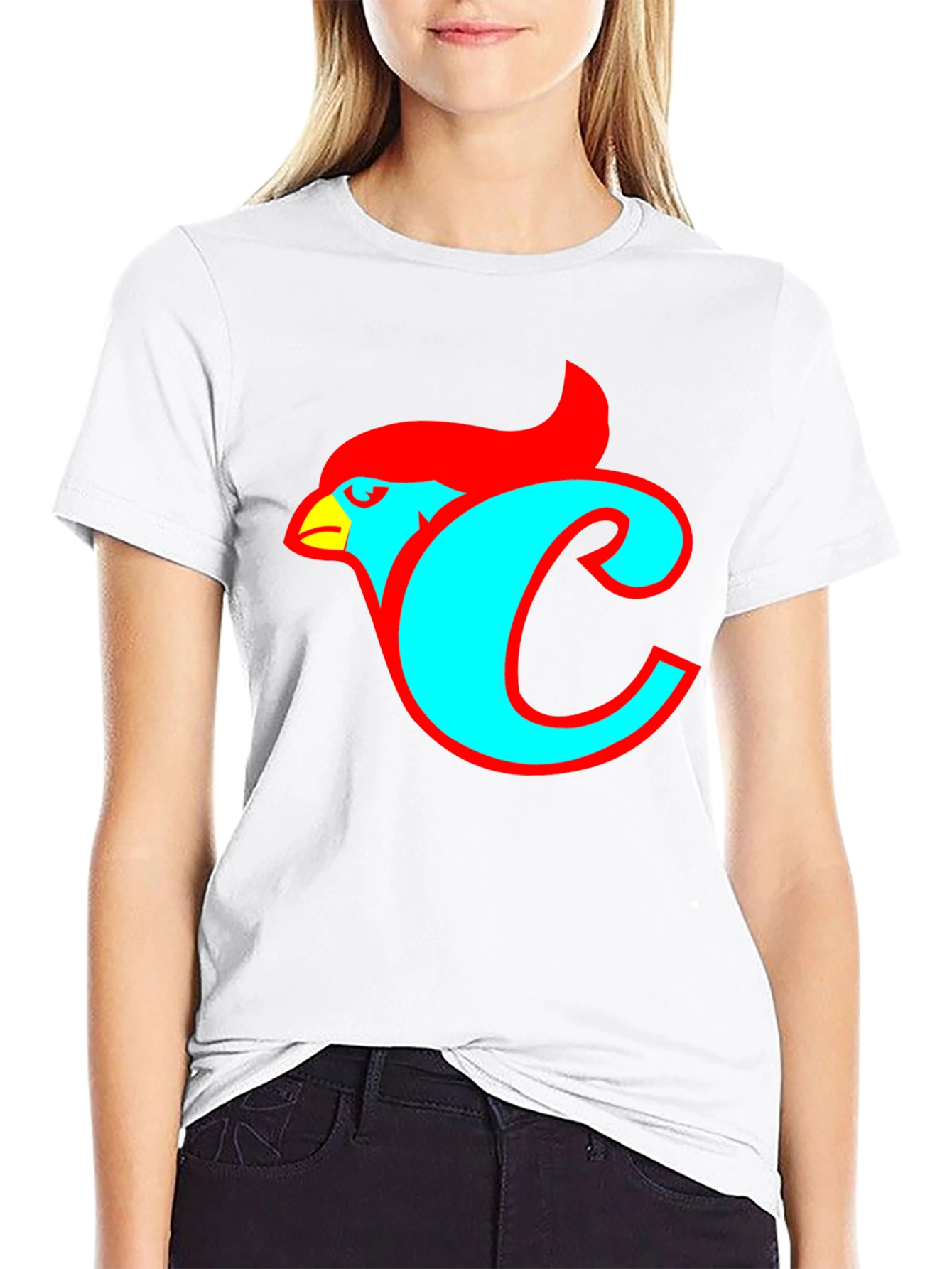 Cardinal Bird C Logo Graphic T-Shirt