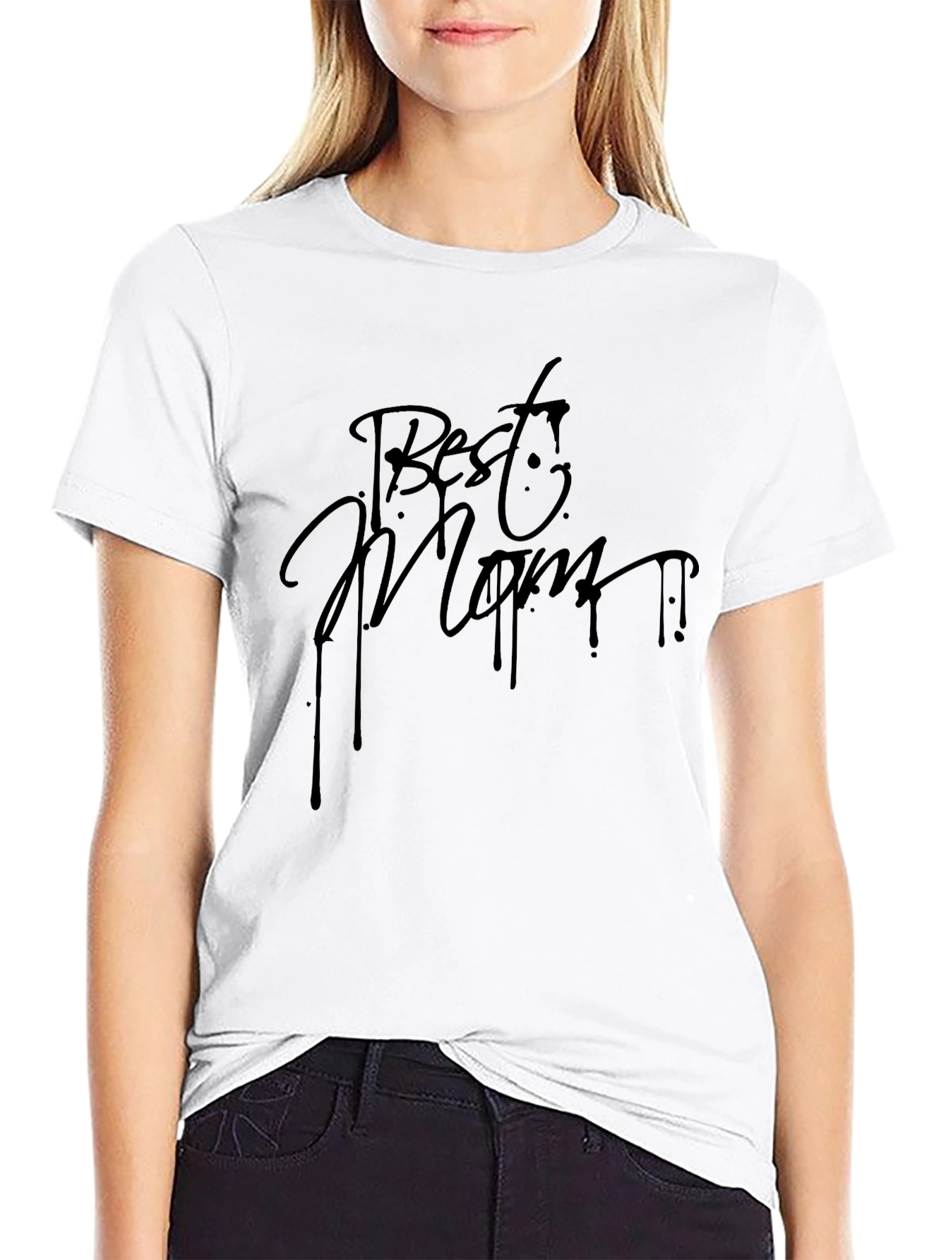 Best Mom T-Shirt - Black