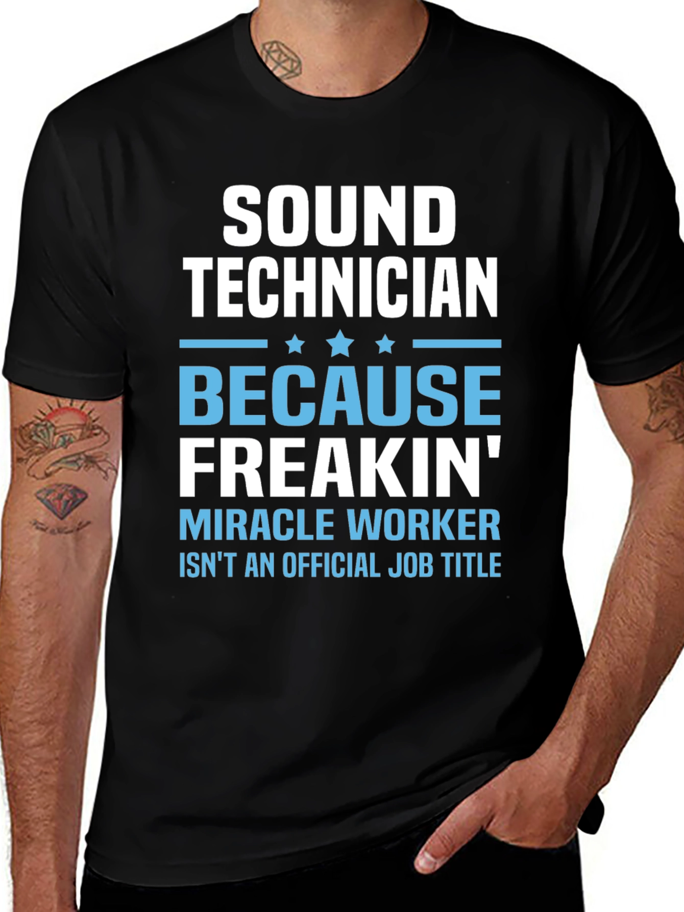 Sound Technician Funny Job Title T-Shirt