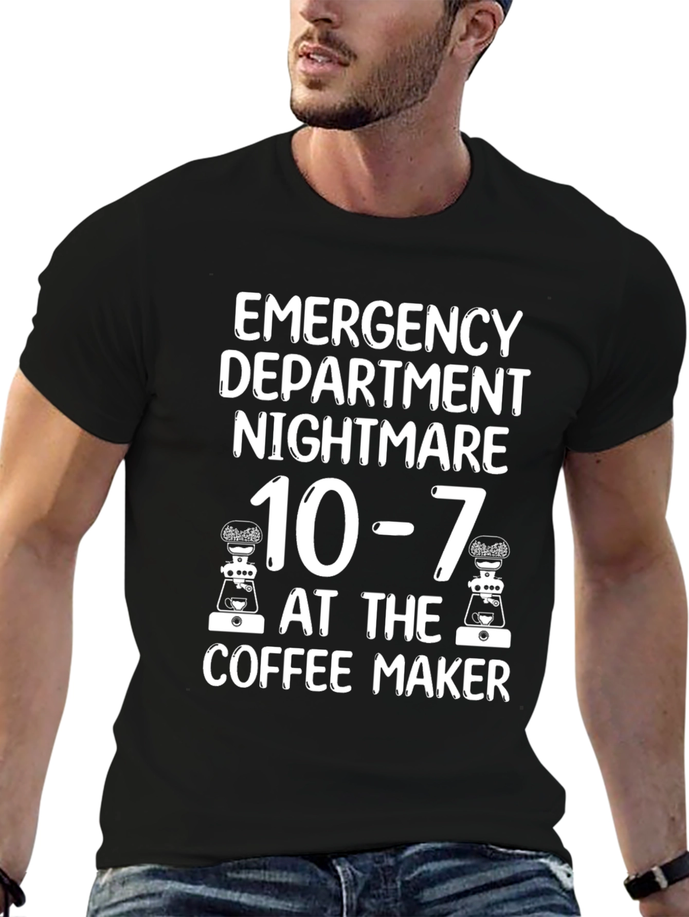 Emergency Dept Nightmare 10-7 Coffee Maker T-Shirt
