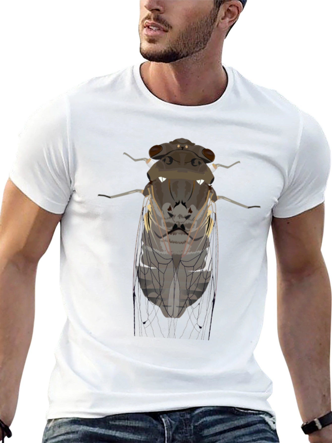 Cicada Graphic Tee - Insect Lover Apparel
