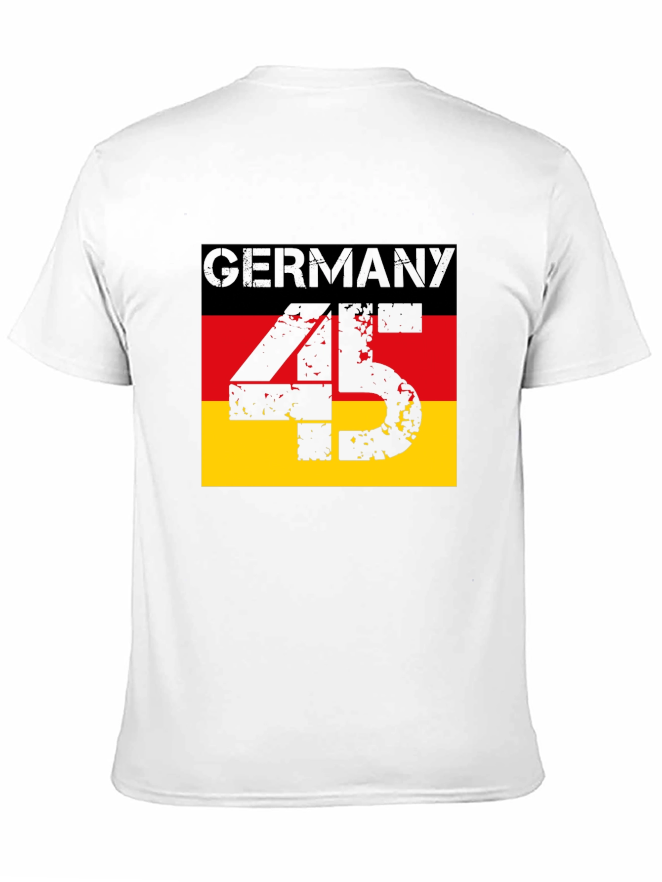 Germany Flag T-Shirt - Distressed 45 Design