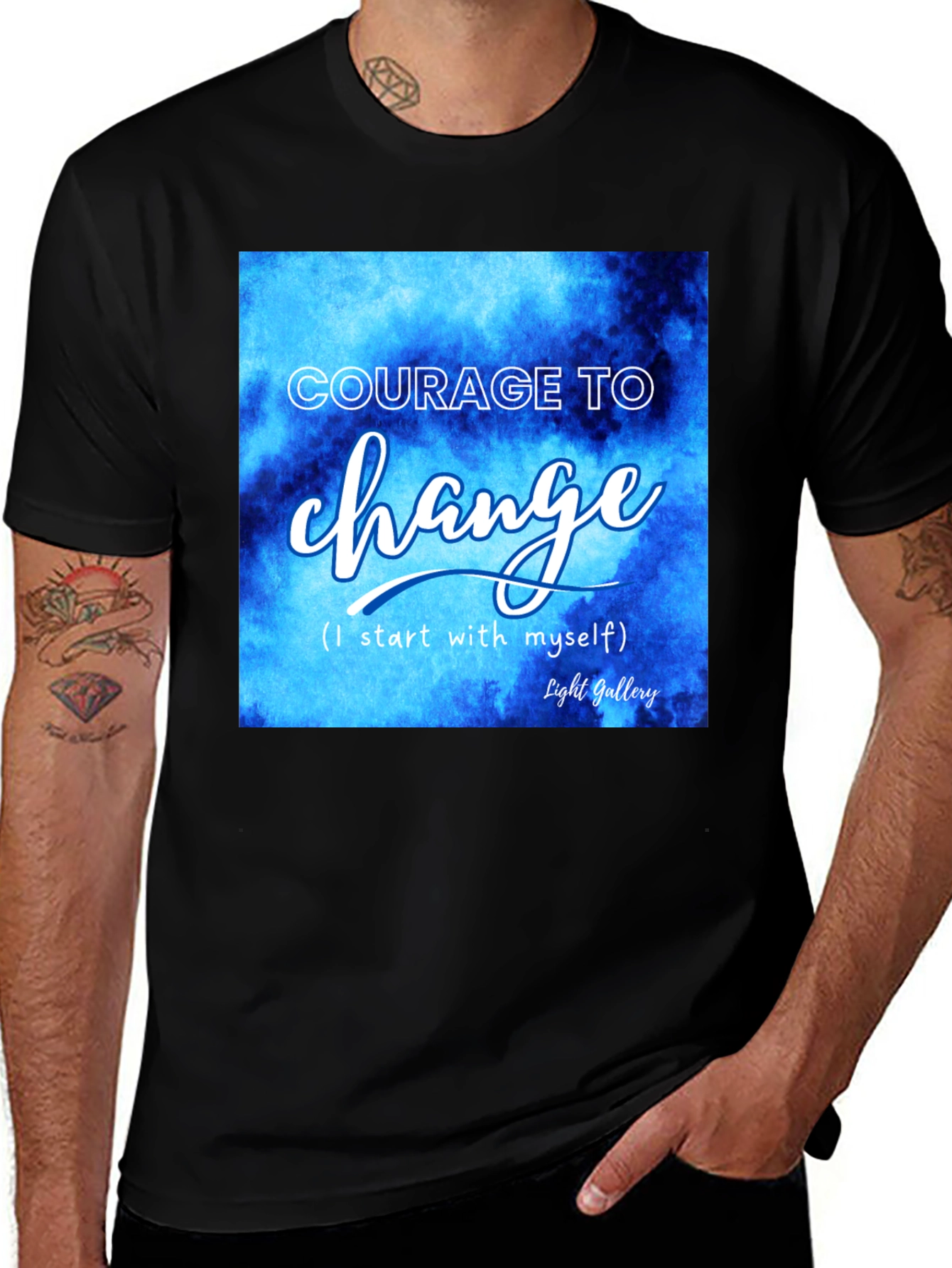 Courage to Change Graphic Tee - Inspiring Design