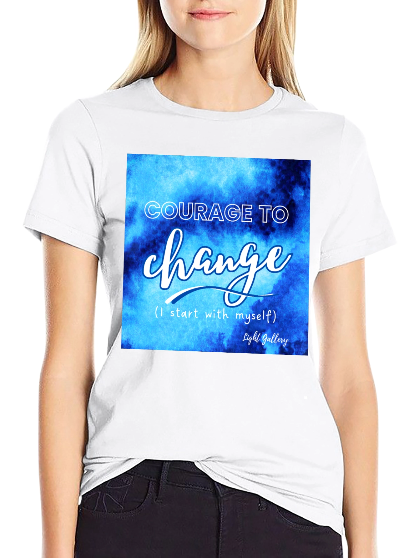Courage to Change Graphic Tee - Inspiring Design