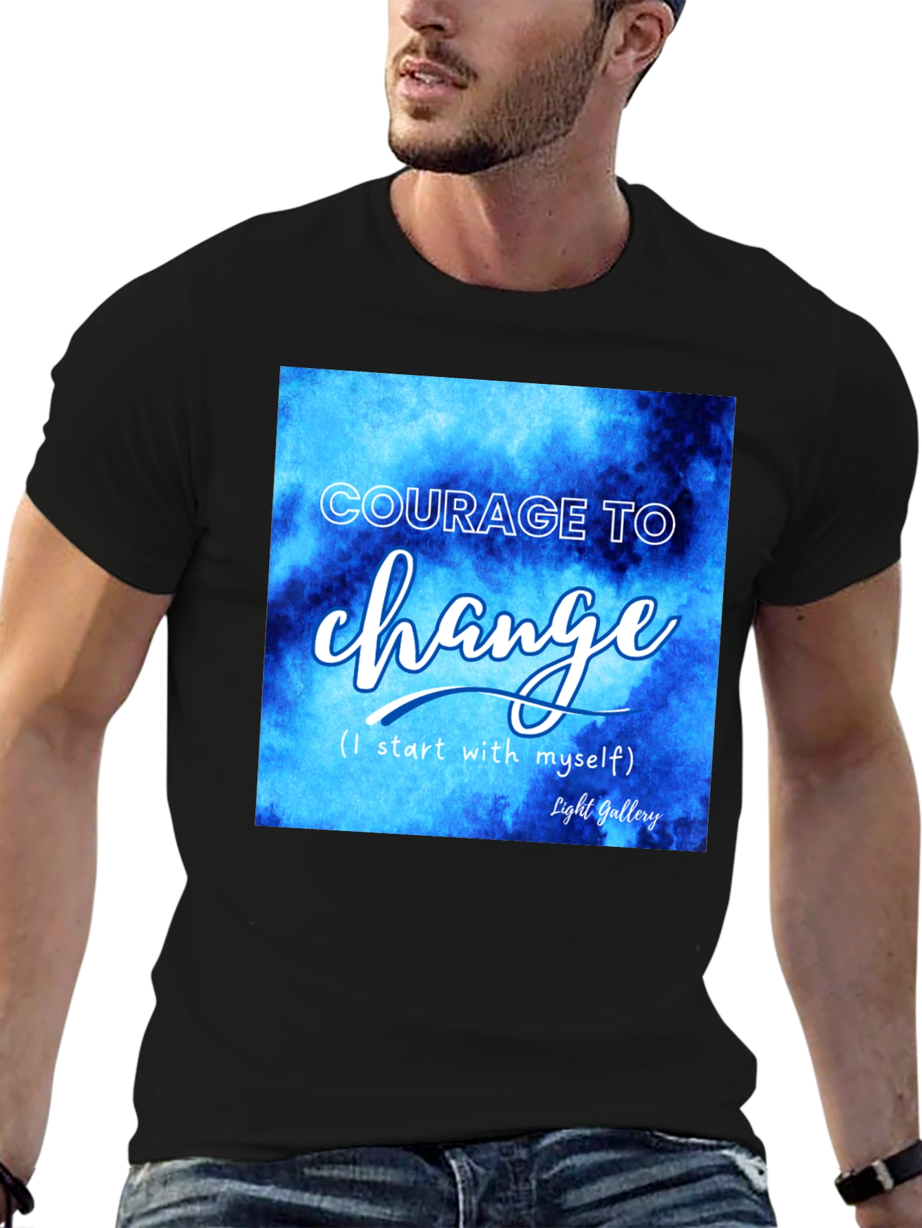 Courage to Change Graphic Tee - Inspiring Design