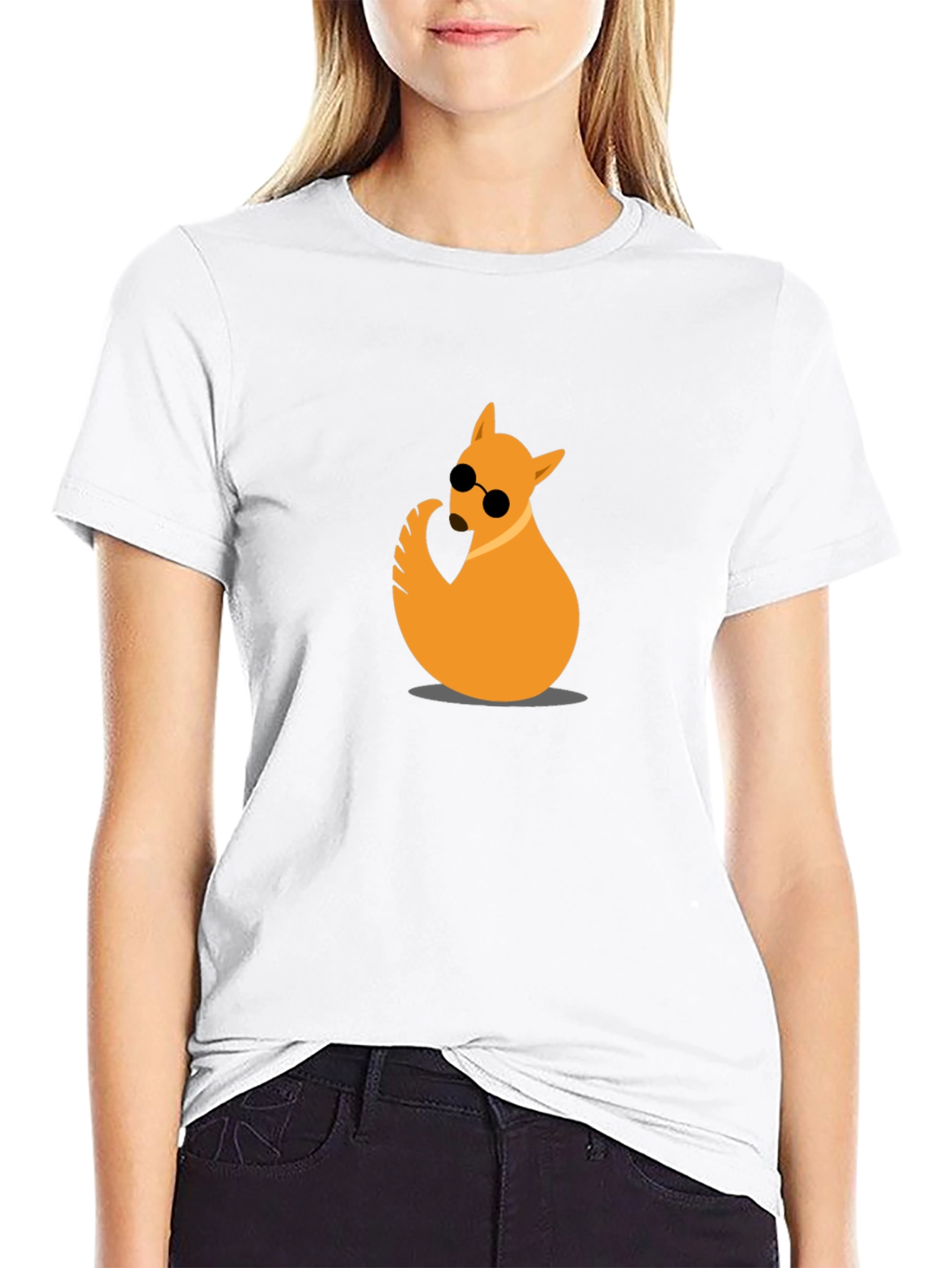 Cool Cat Tee - Black Cotton Graphic T-Shirt