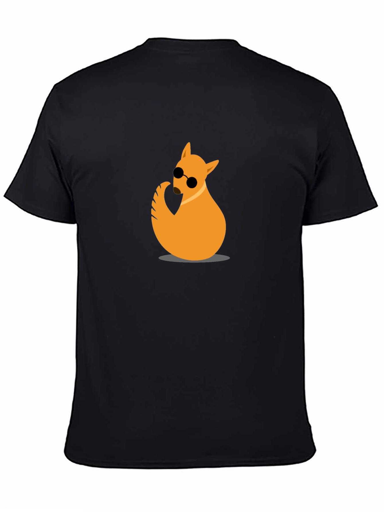 Cool Cat Tee - Black Cotton Graphic T-Shirt