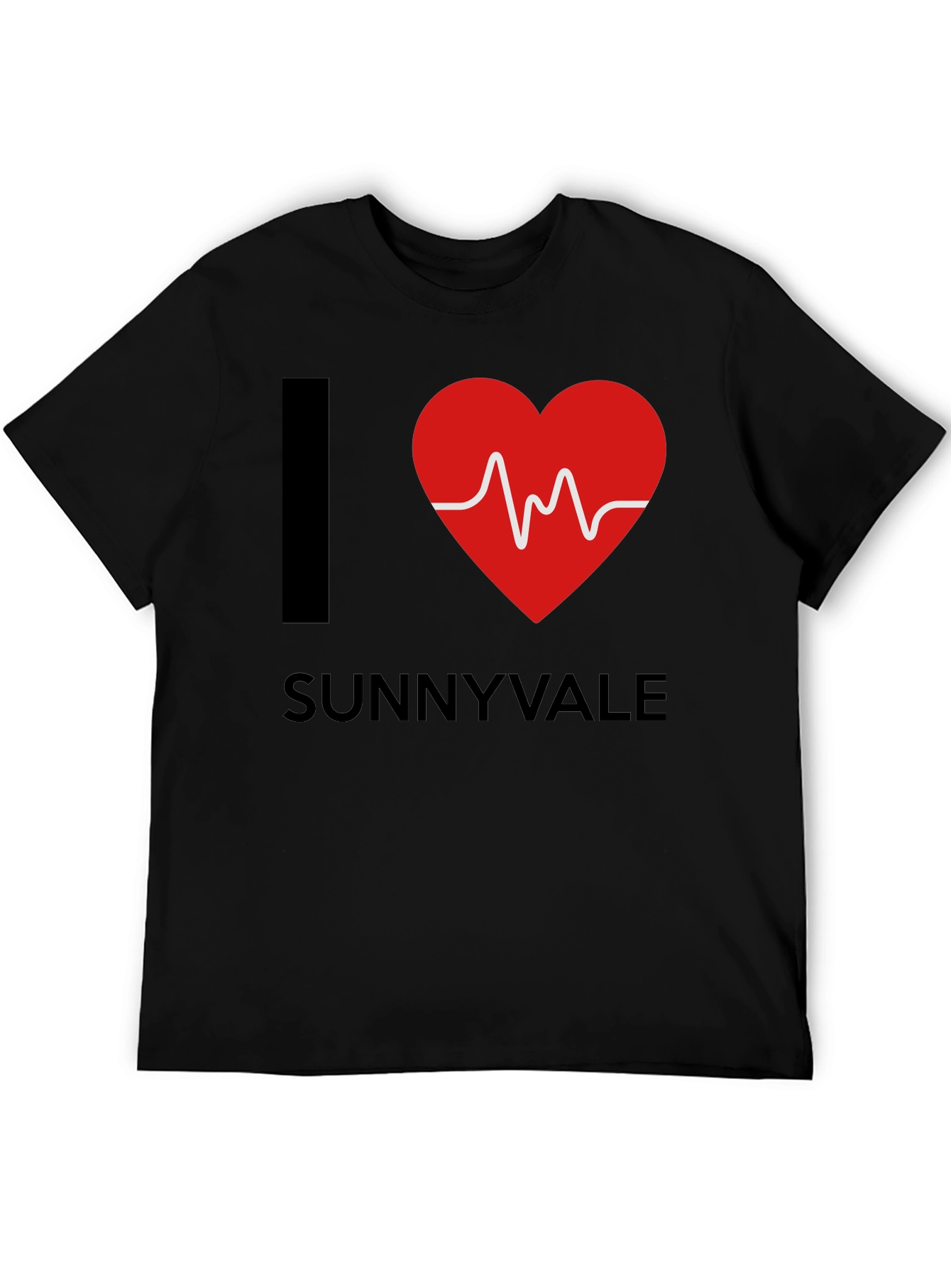 I Heart Sunnyvale Graphic T-Shirt - Trendy Casual Tee
