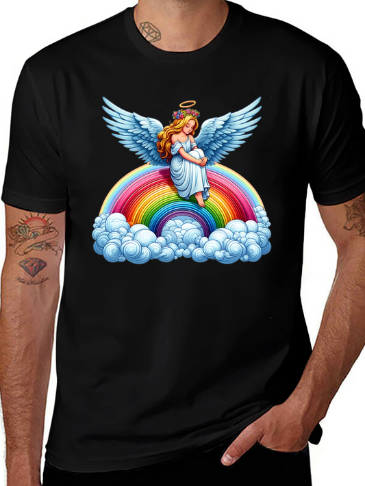 Rainbow Angel Graphic Tee