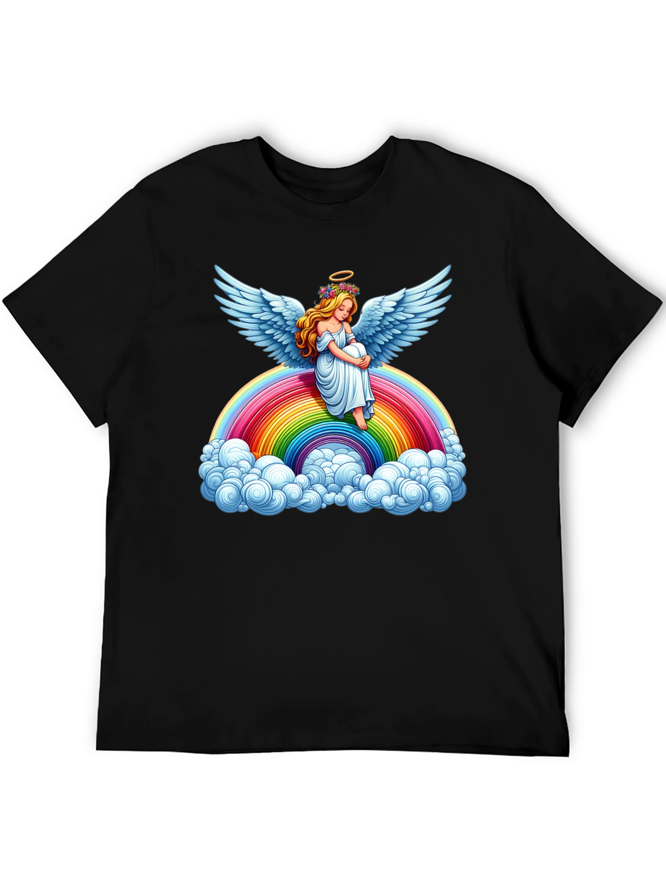Rainbow Angel Graphic Tee