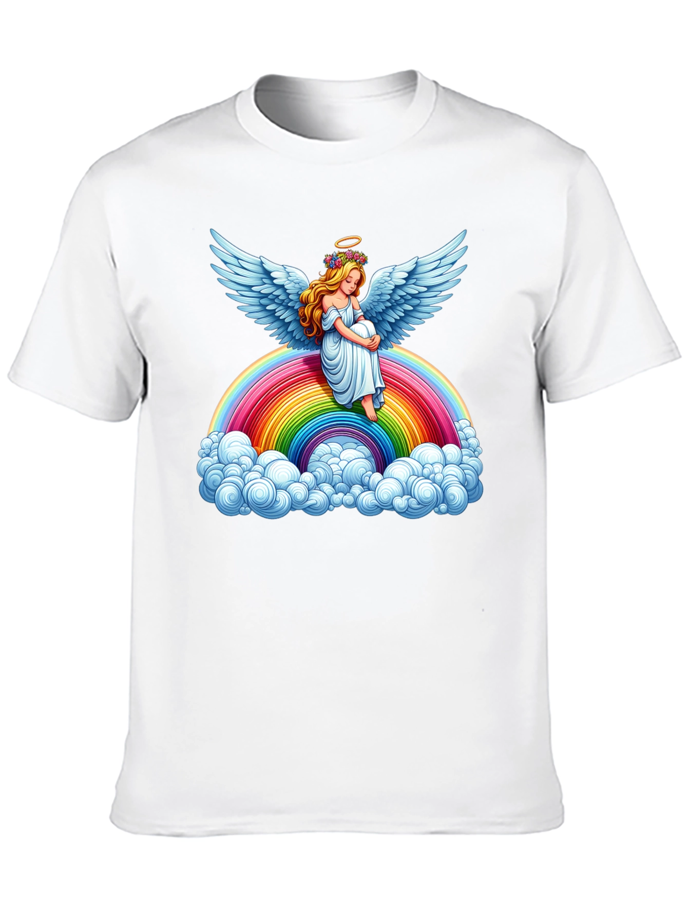 Rainbow Angel Graphic Tee