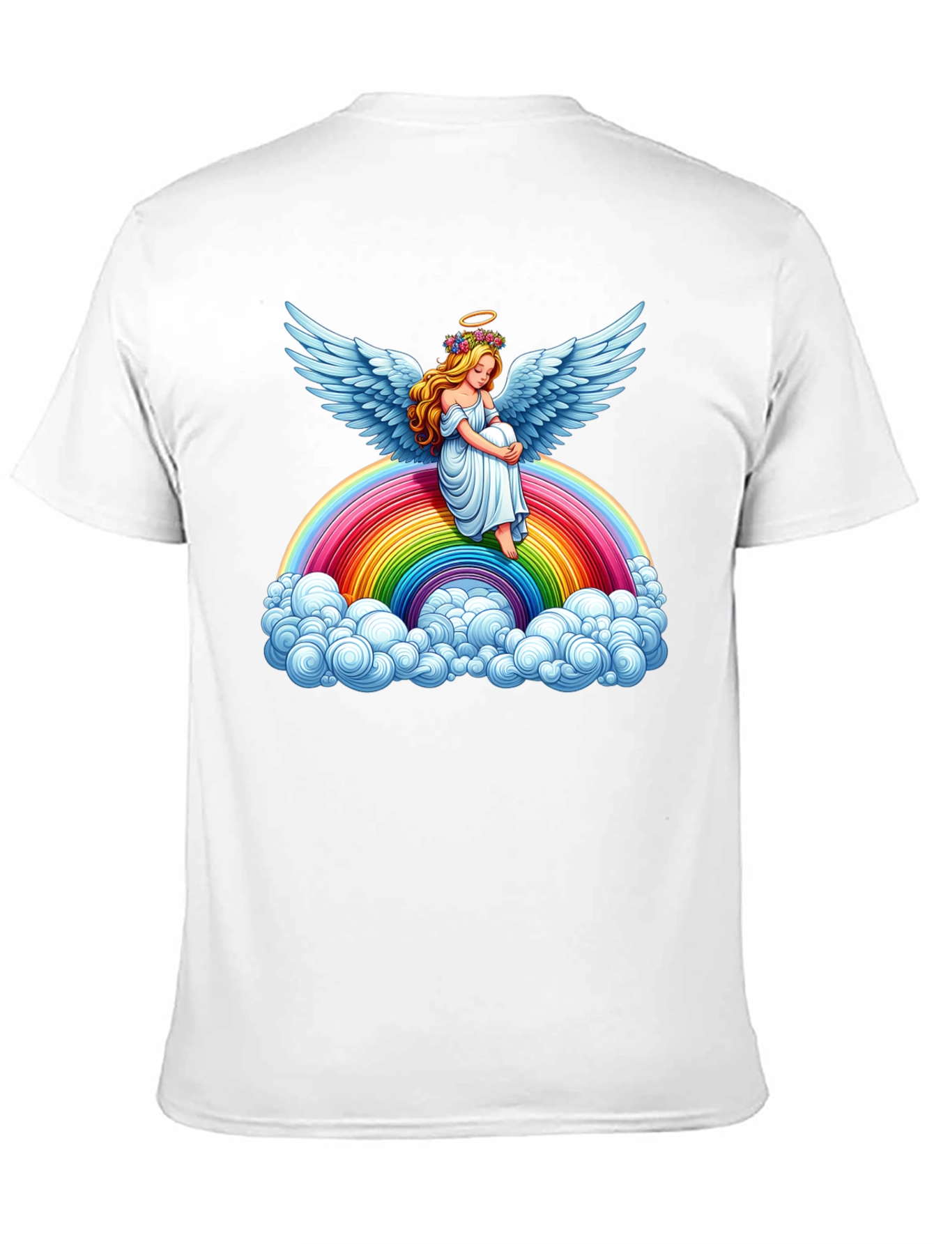 Rainbow Angel Graphic Tee
