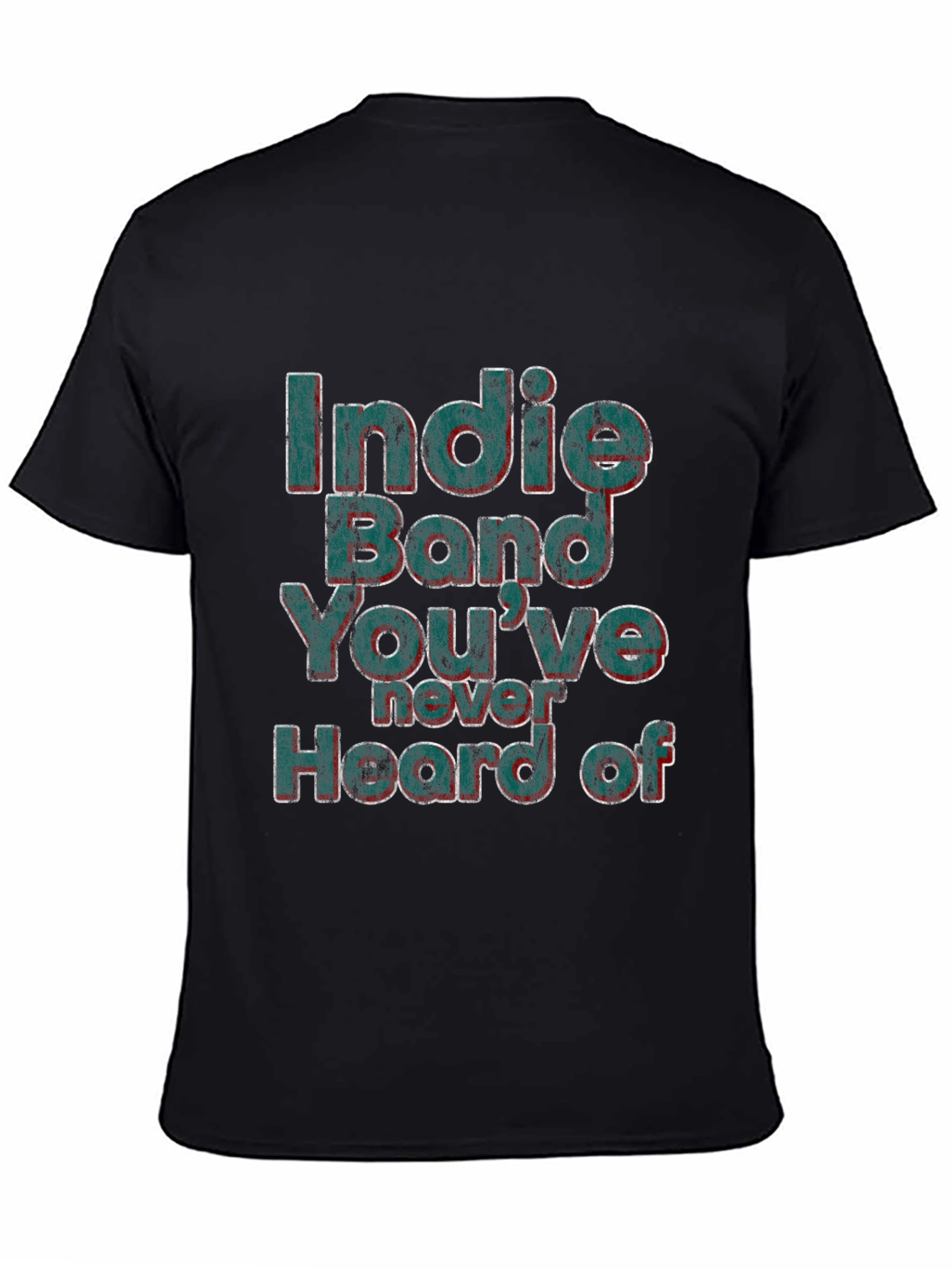 Indie Band T-Shirt - Distressed Funny Novelty Tee