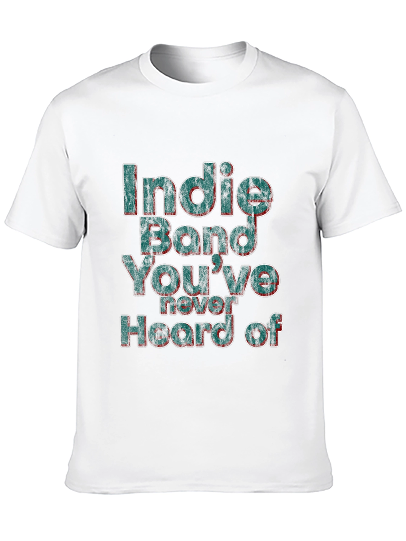 Indie Band T-Shirt - Distressed Funny Novelty Tee