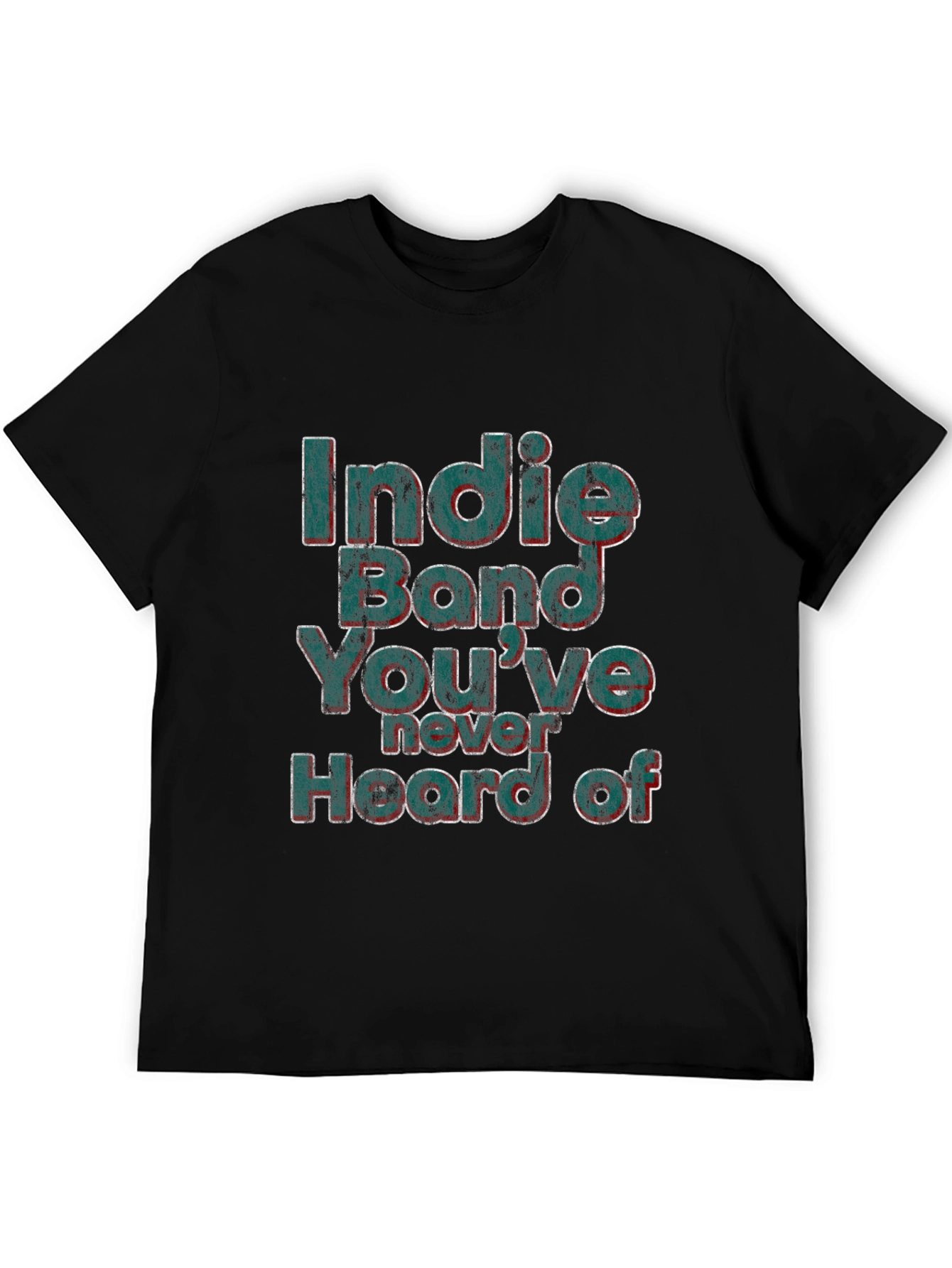 Indie Band T-Shirt - Distressed Funny Novelty Tee