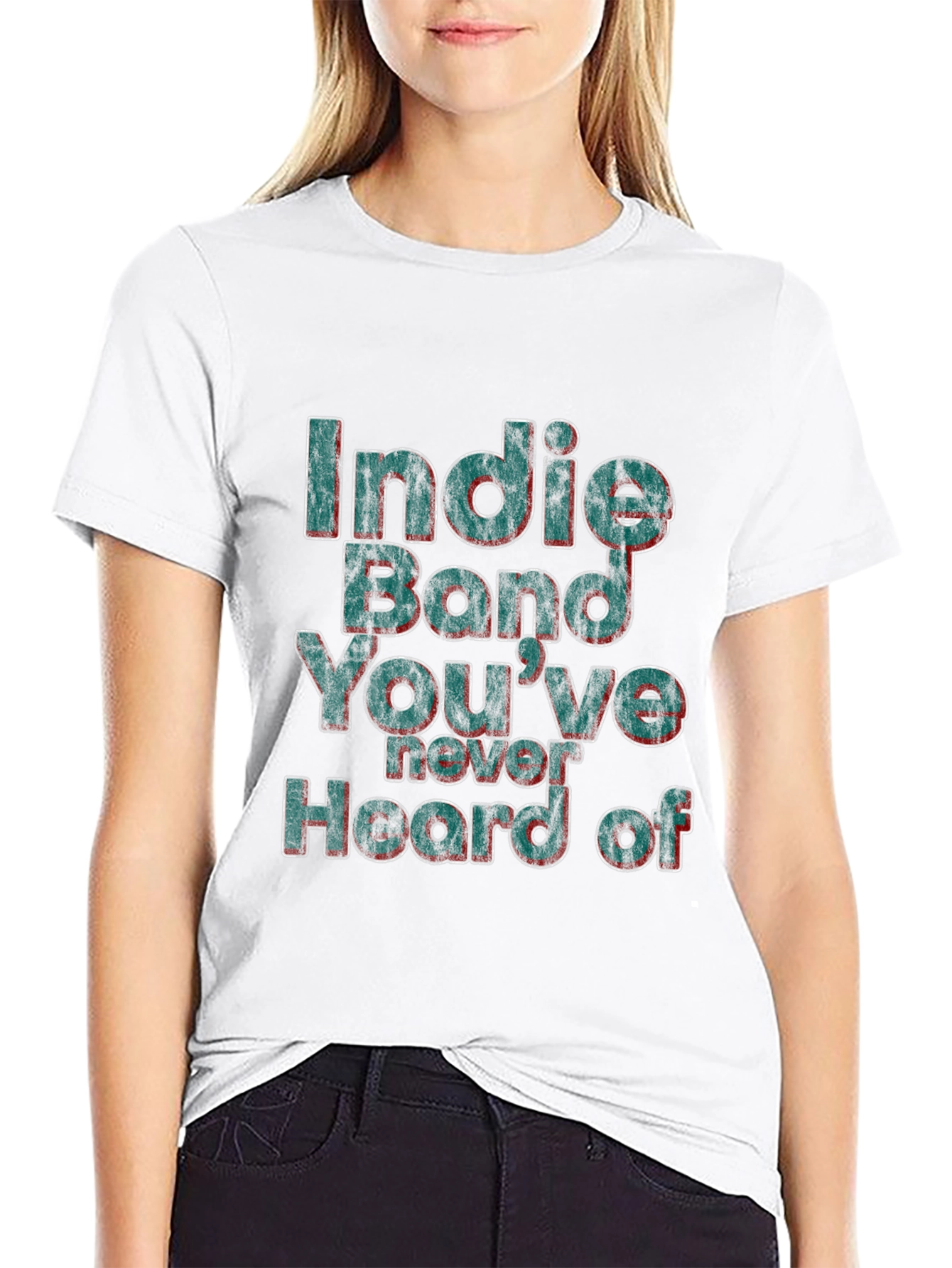 Indie Band T-Shirt - Distressed Funny Novelty Tee