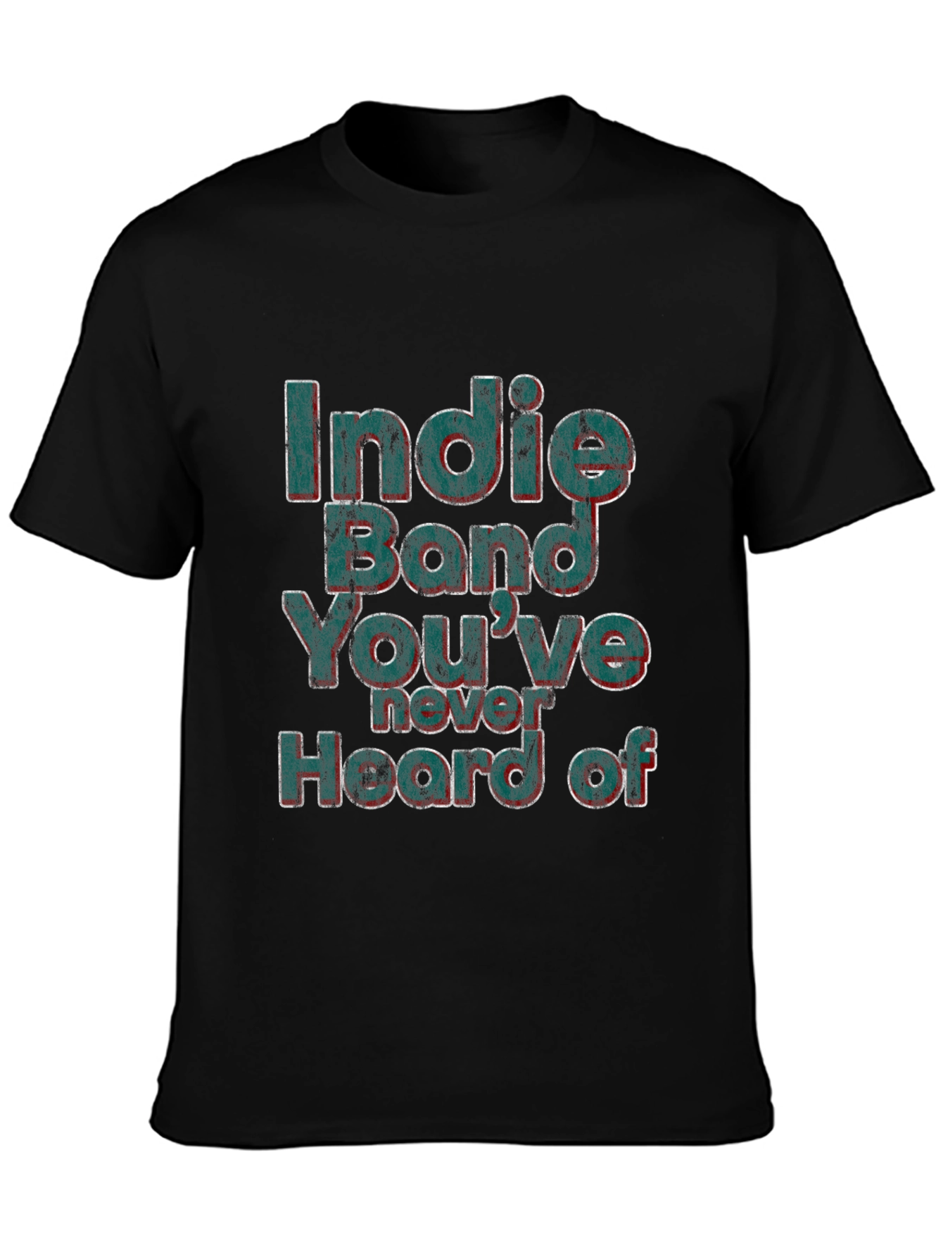 Indie Band T-Shirt - Distressed Funny Novelty Tee