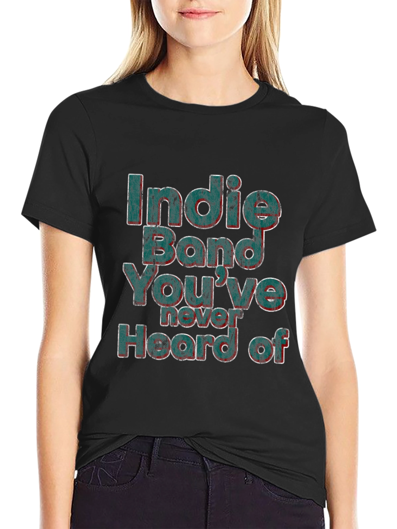Indie Band T-Shirt - Distressed Funny Novelty Tee