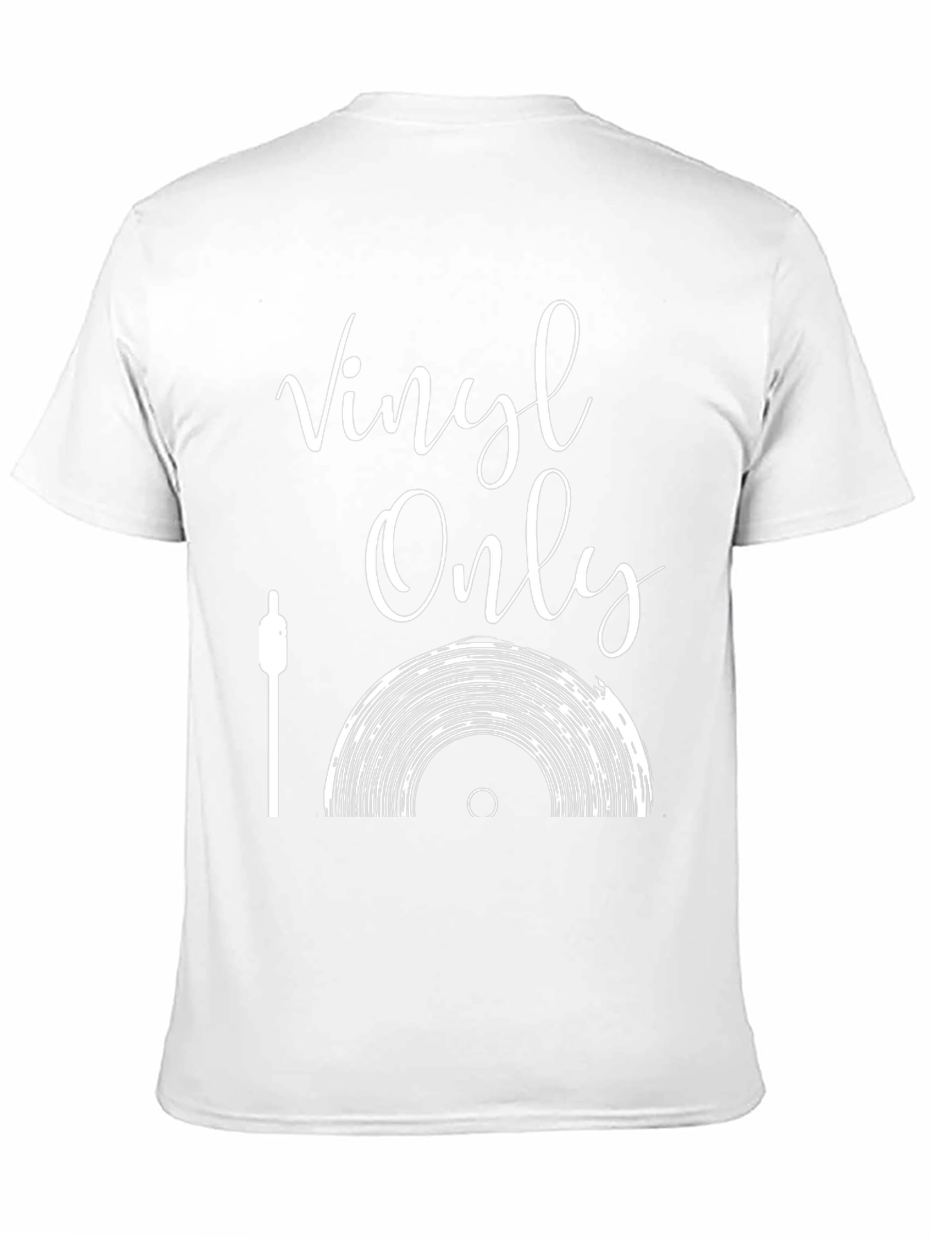 Vinyl Only Graphic Tee - Music Lover T-Shirt