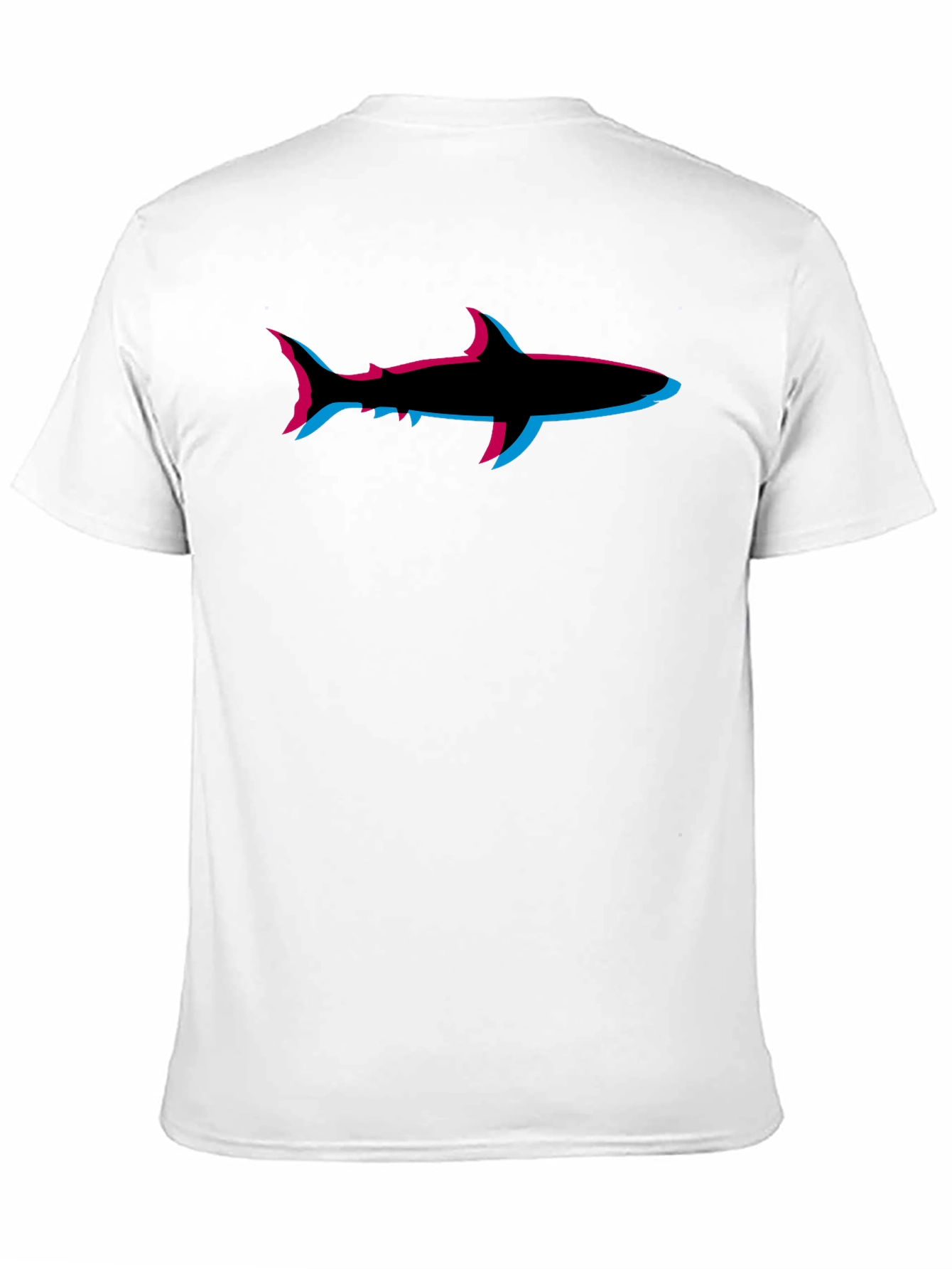 Shark T-Shirt: Retro 3D Style