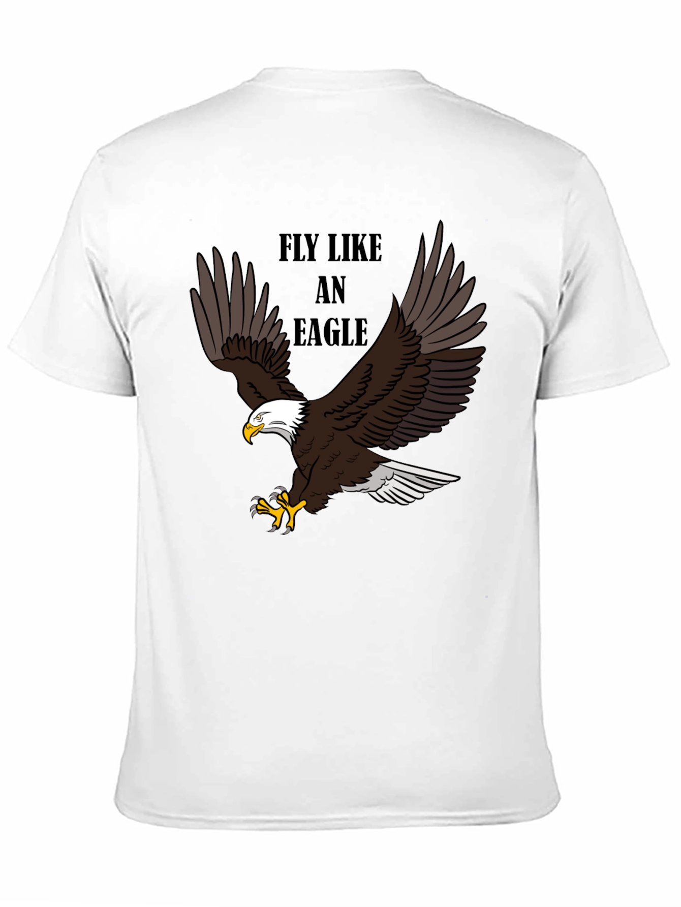 Fly Like An Eagle Graphic Tee - Black