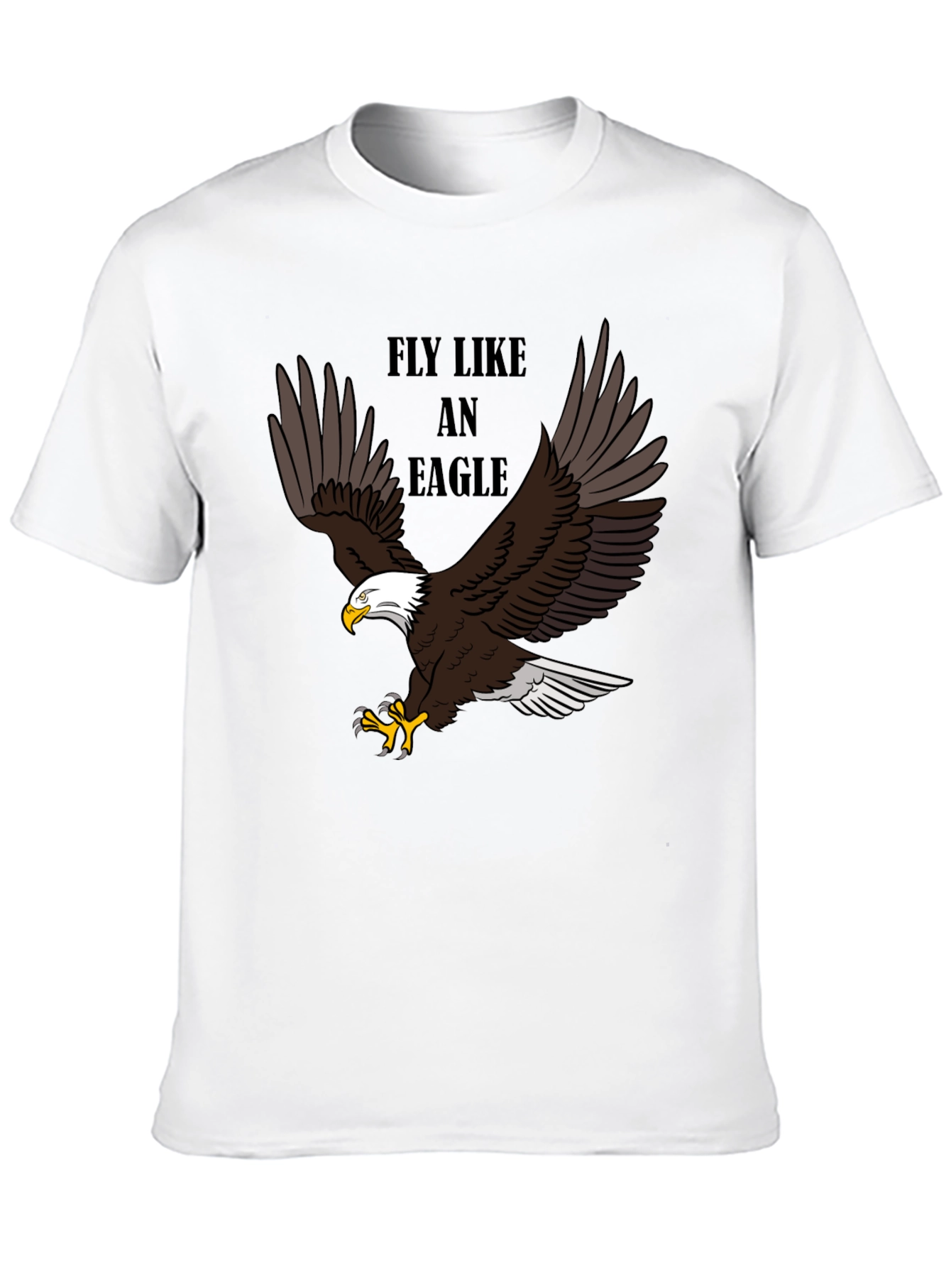 Fly Like An Eagle Graphic Tee - Black