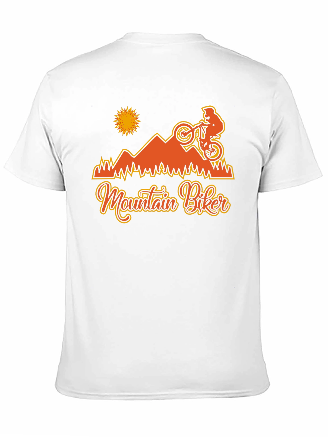 Mountain Biker Graphic Tee - Black