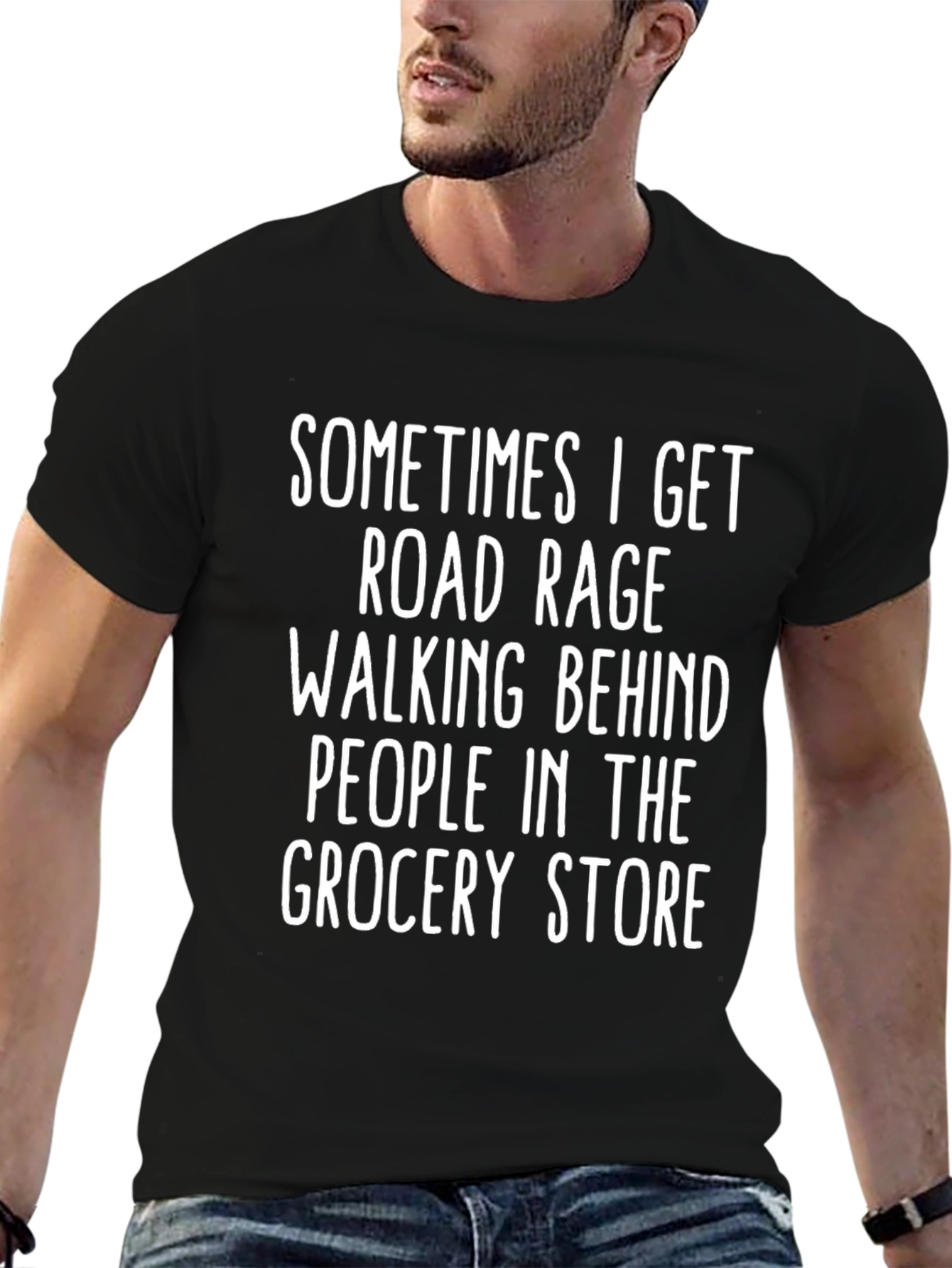 Road Rage Grocery Store T-Shirt