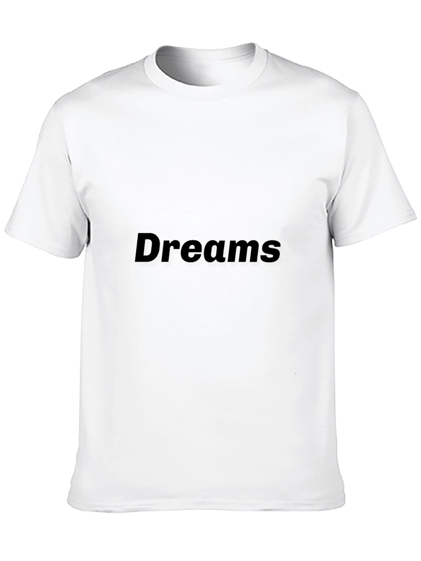 Dreams Black Graphic Tee - Stylish Comfort