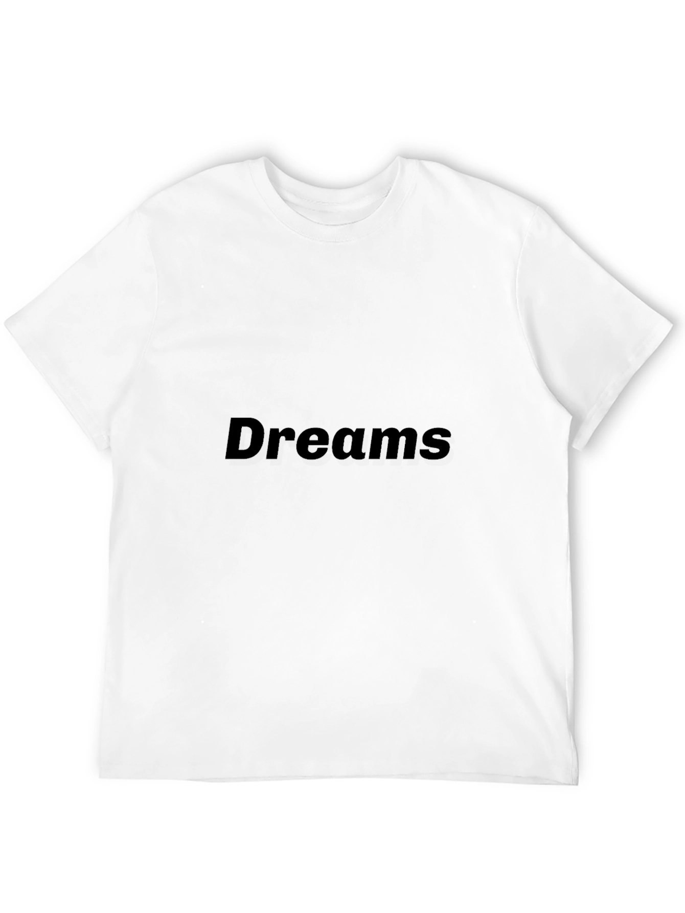Dreams Black Graphic Tee - Stylish Comfort