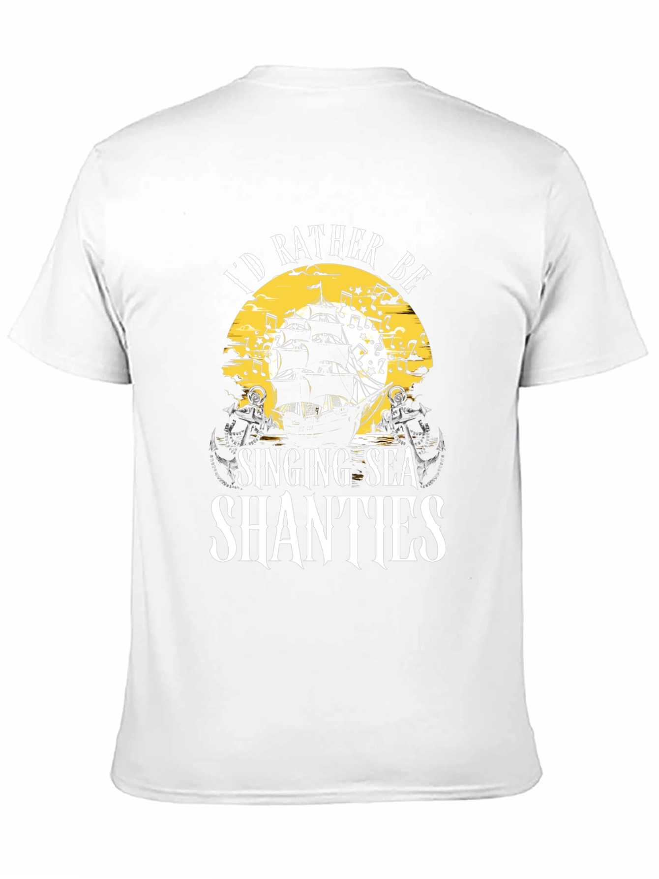 Singing Sea Shanties Black T-Shirt
