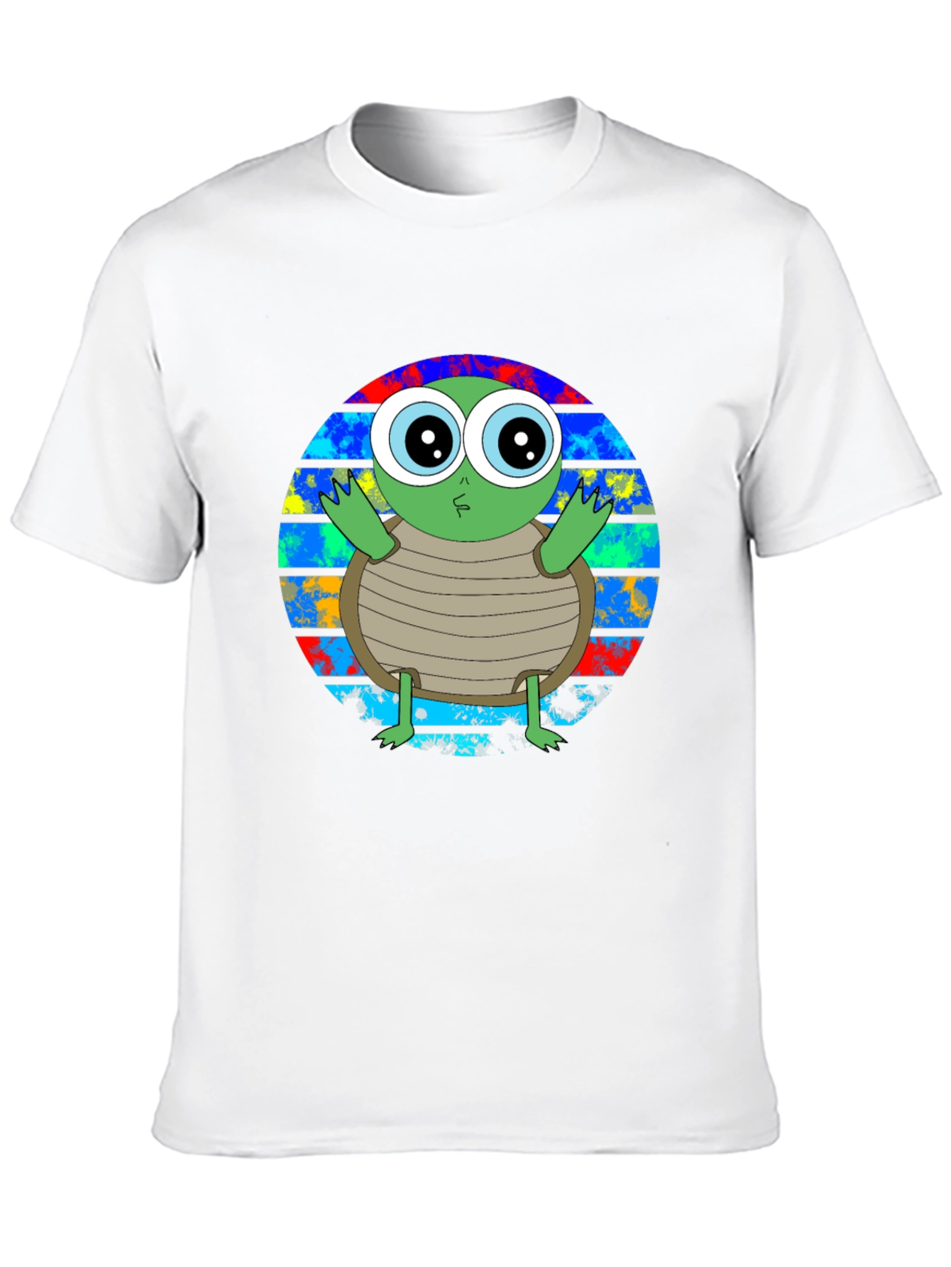 Cute Turtle Graphic T-Shirt - Unisex Black Tee