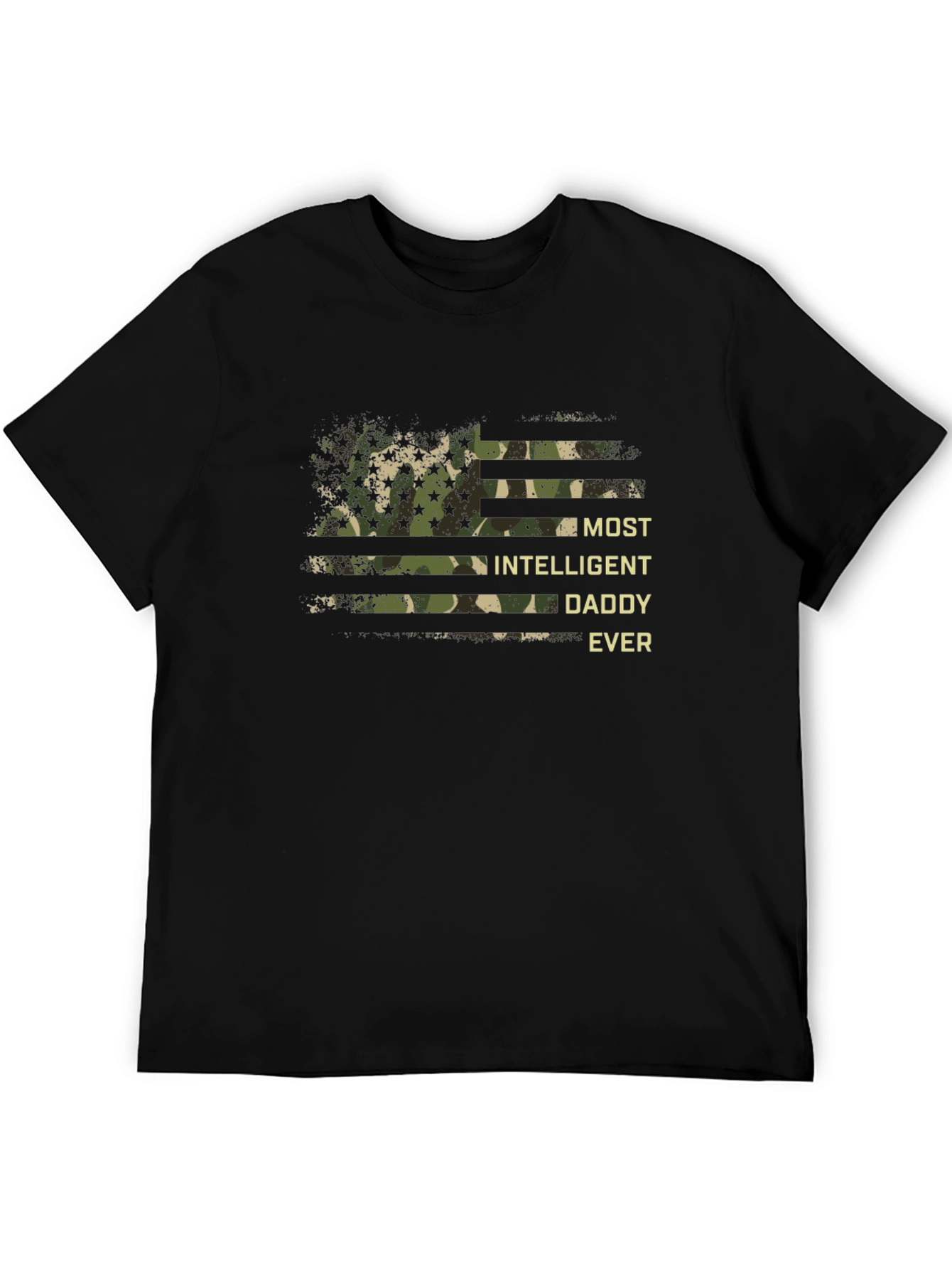 Most Intelligent Daddy Ever Camo T-Shirt