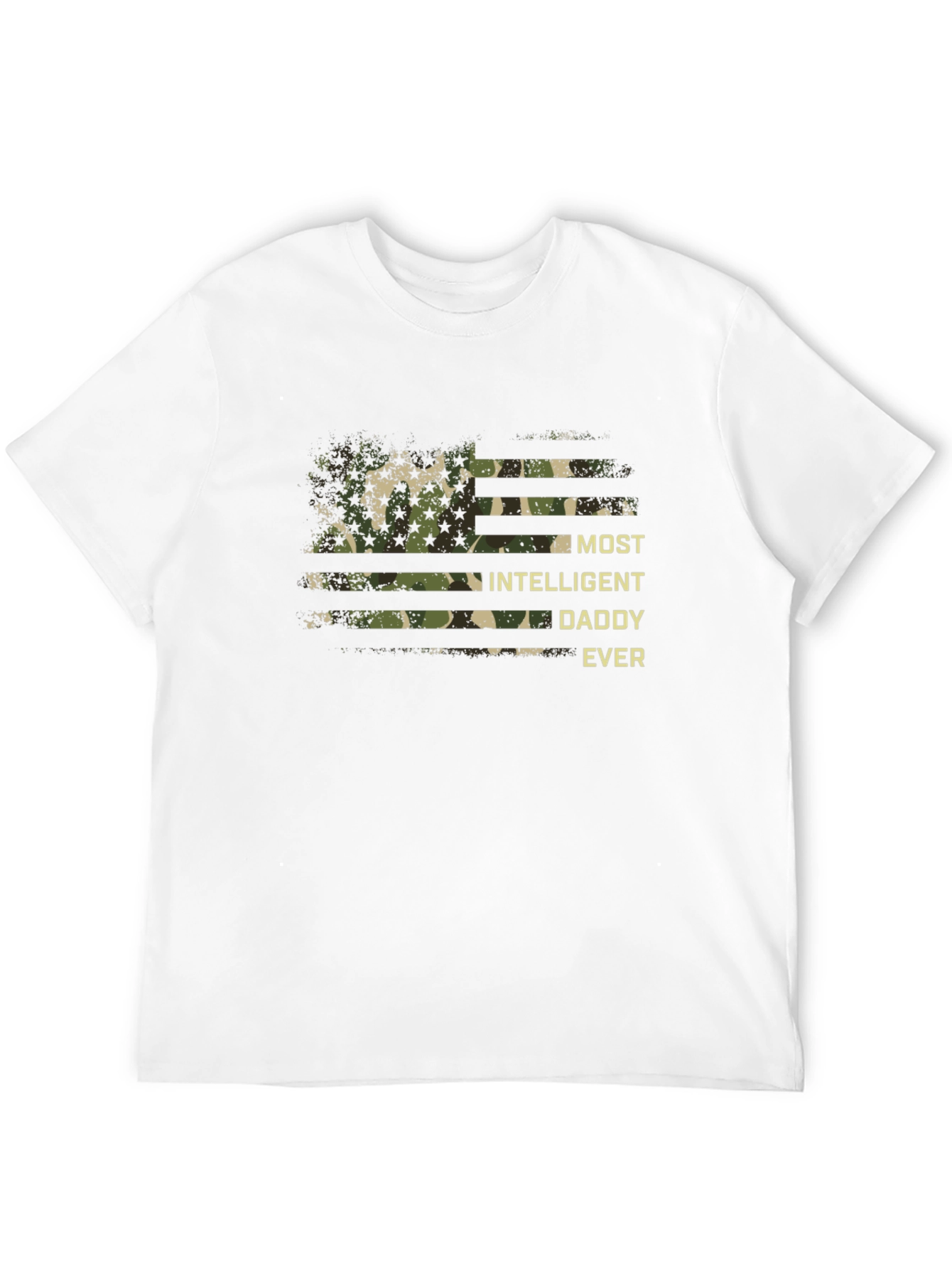 Most Intelligent Daddy Ever Camo T-Shirt