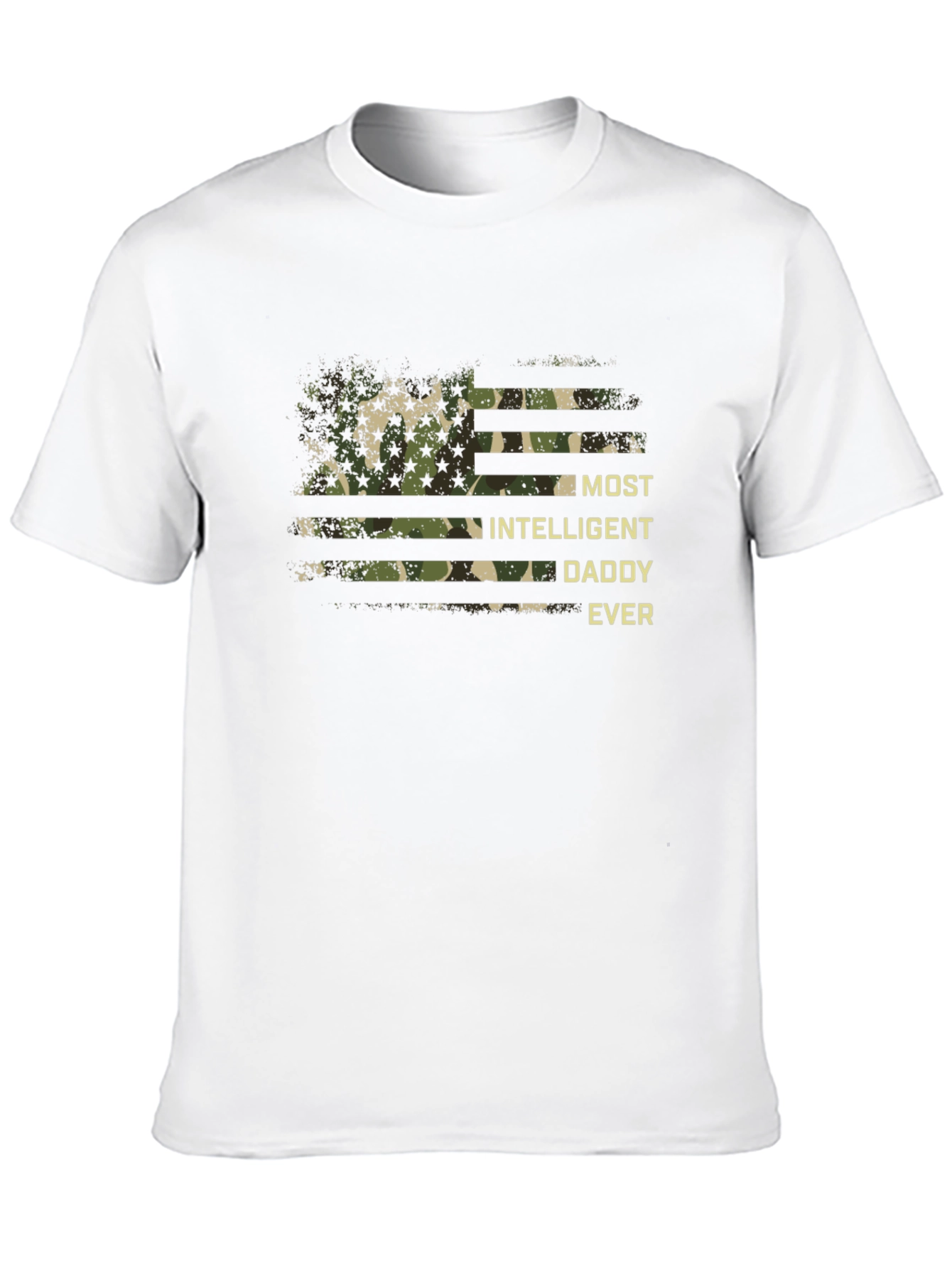 Most Intelligent Daddy Ever Camo T-Shirt