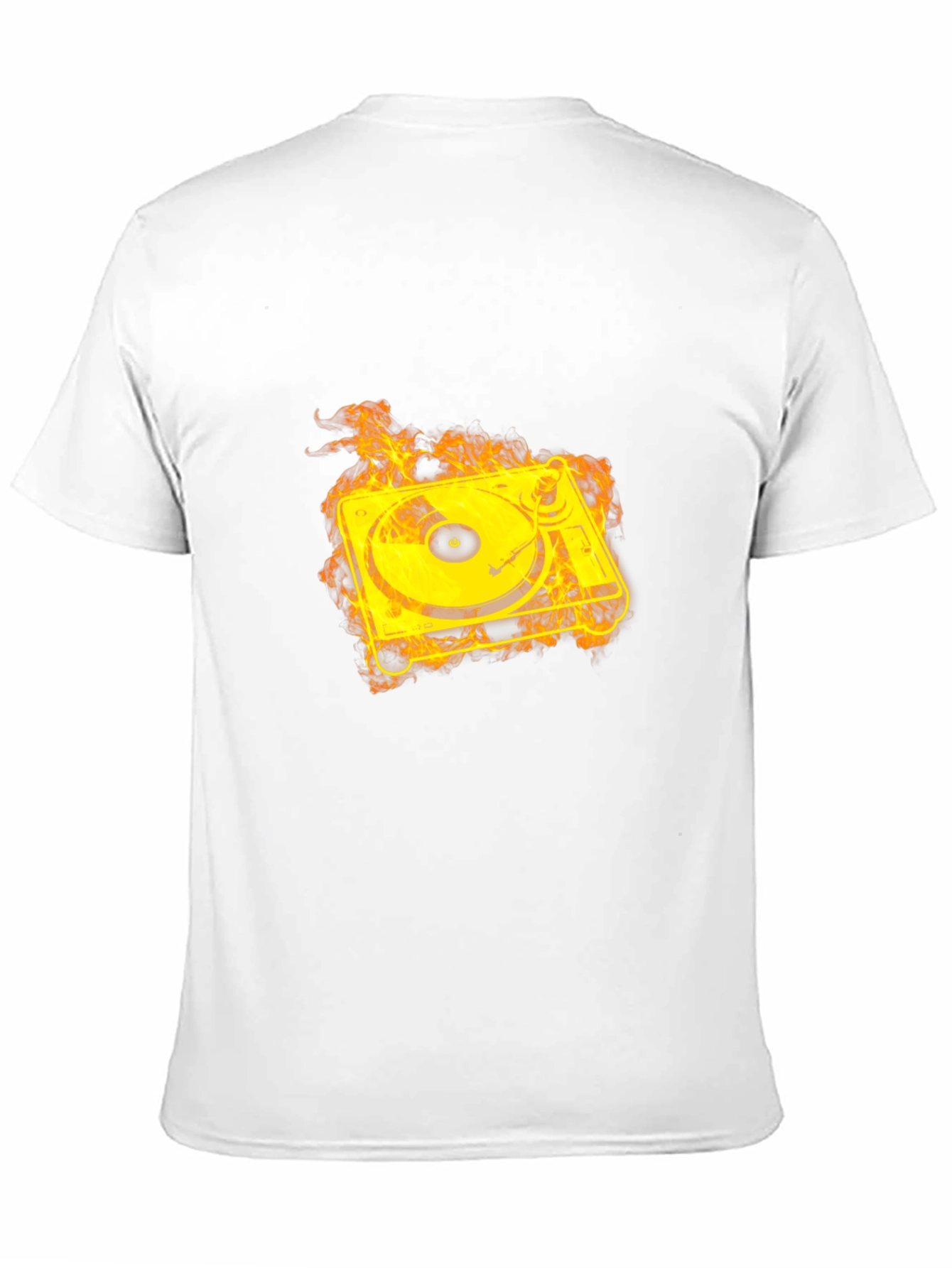 Fiery Turntable Graphic Tee - Black