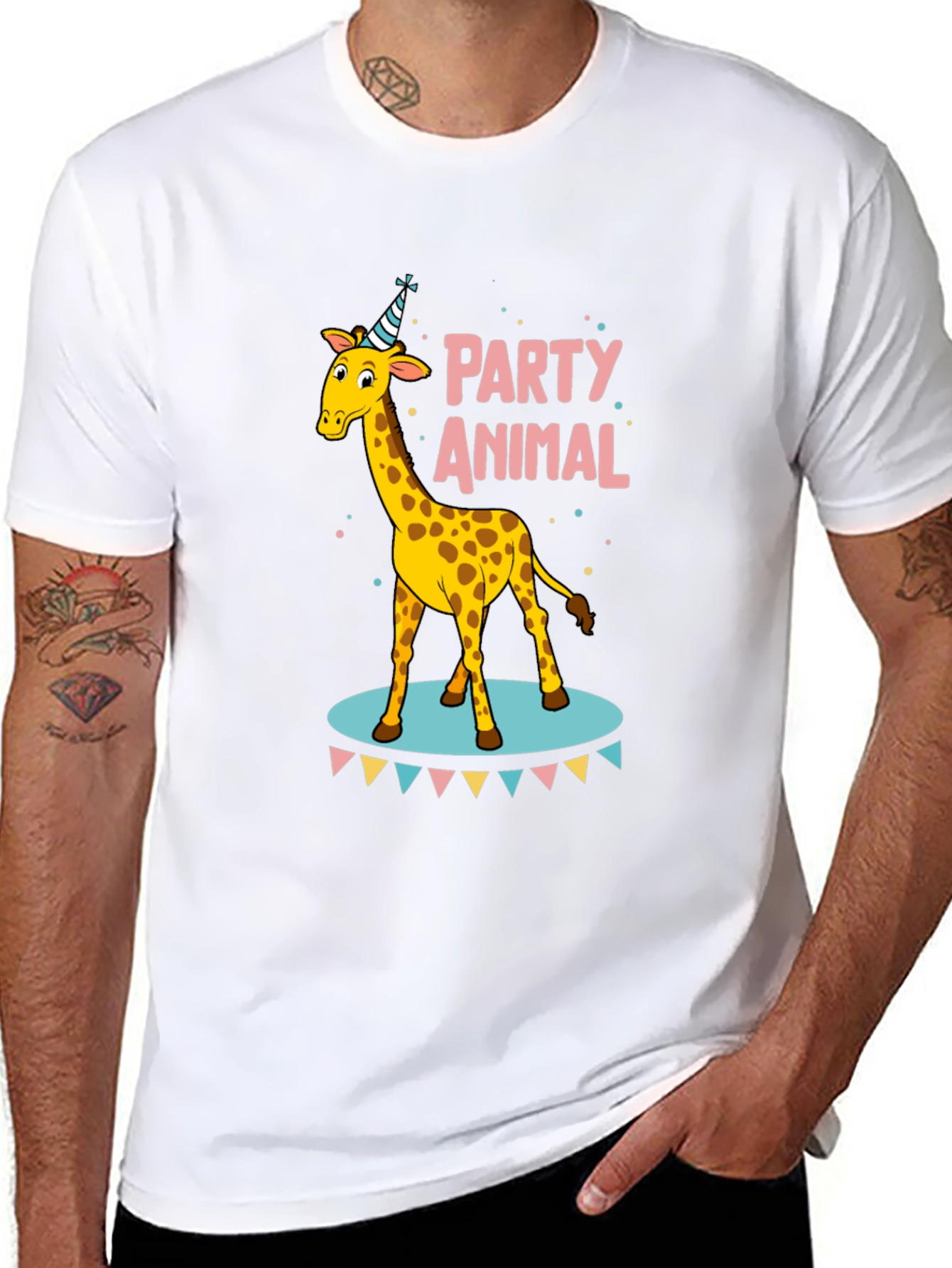 Party Animal Giraffe T-Shirt