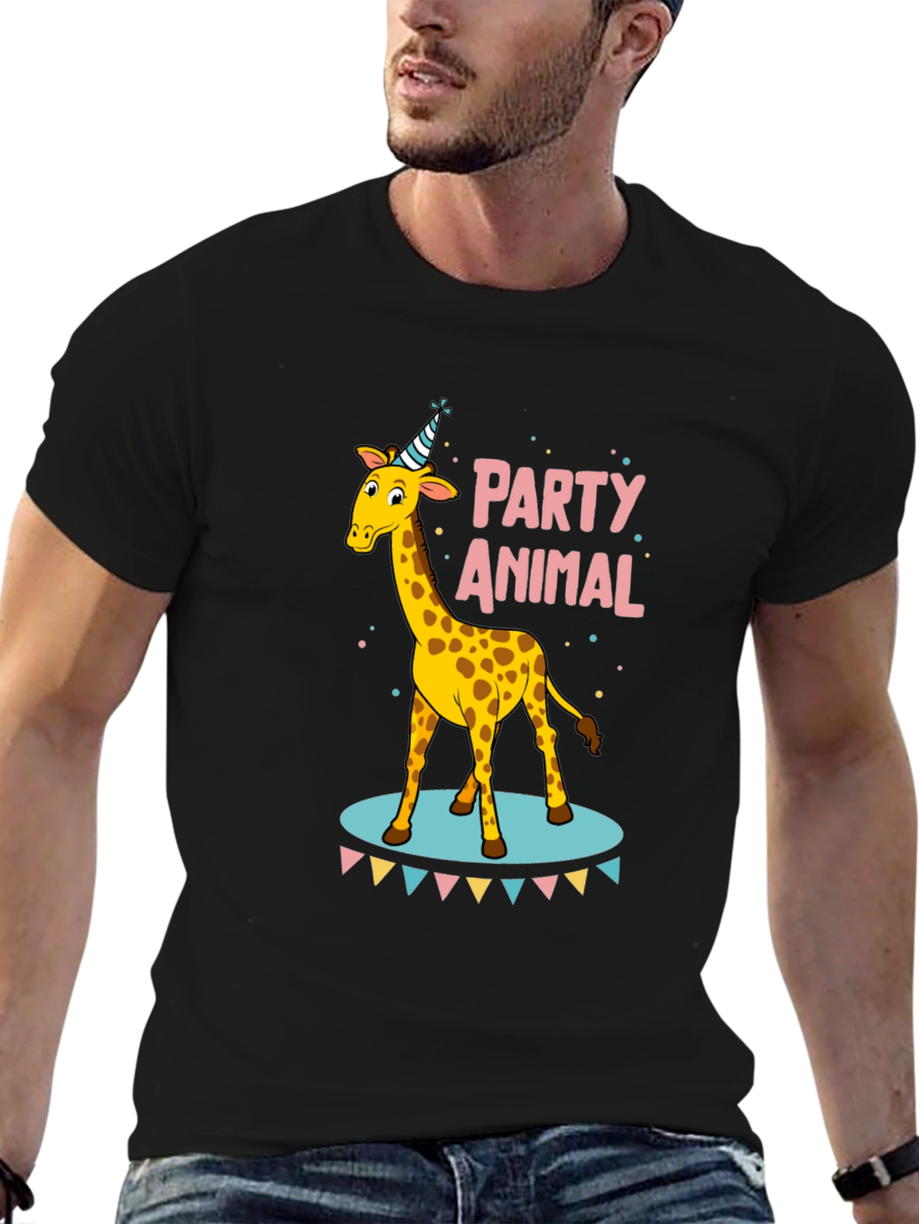 Party Animal Giraffe T-Shirt