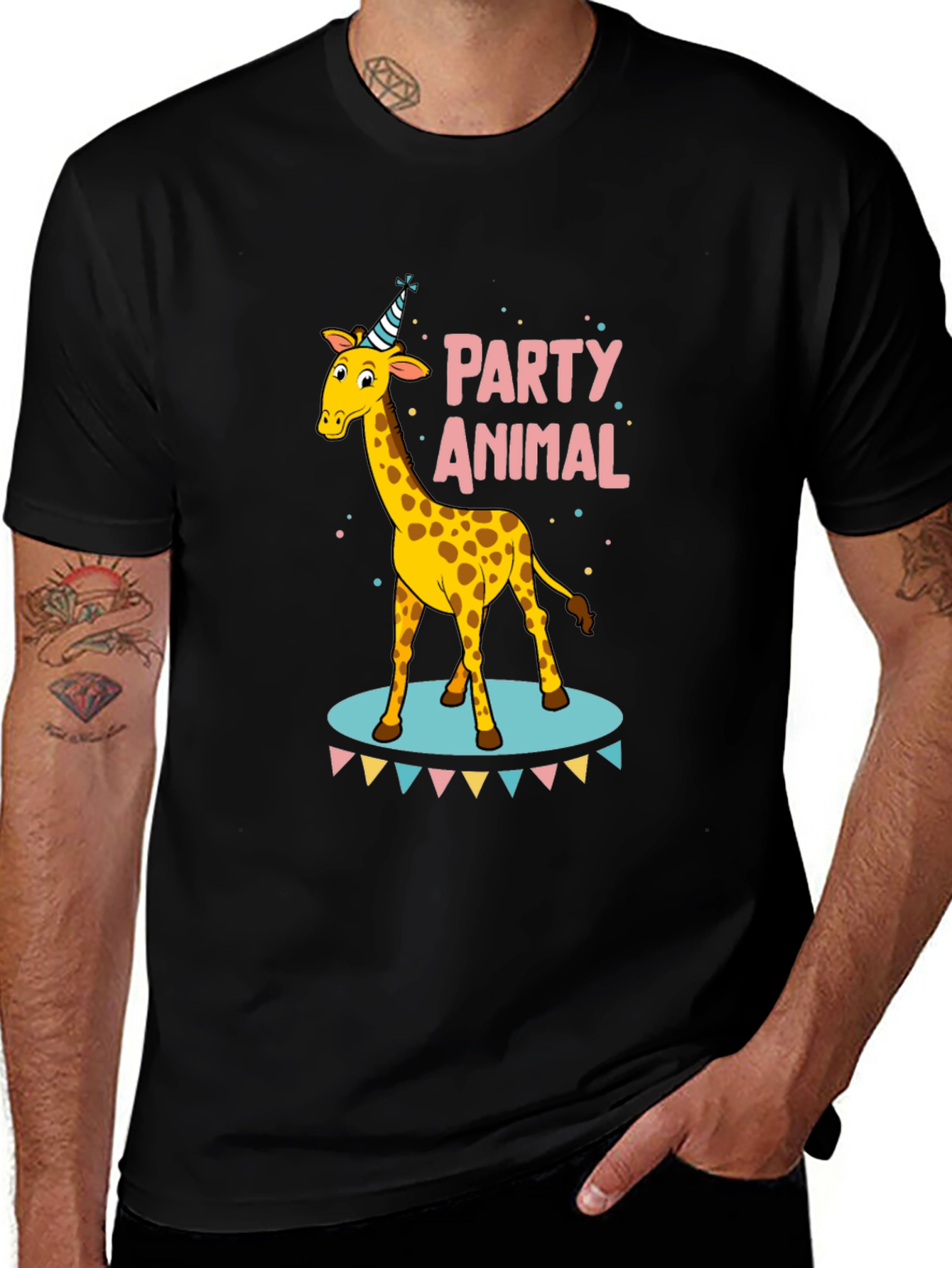 Party Animal Giraffe T-Shirt