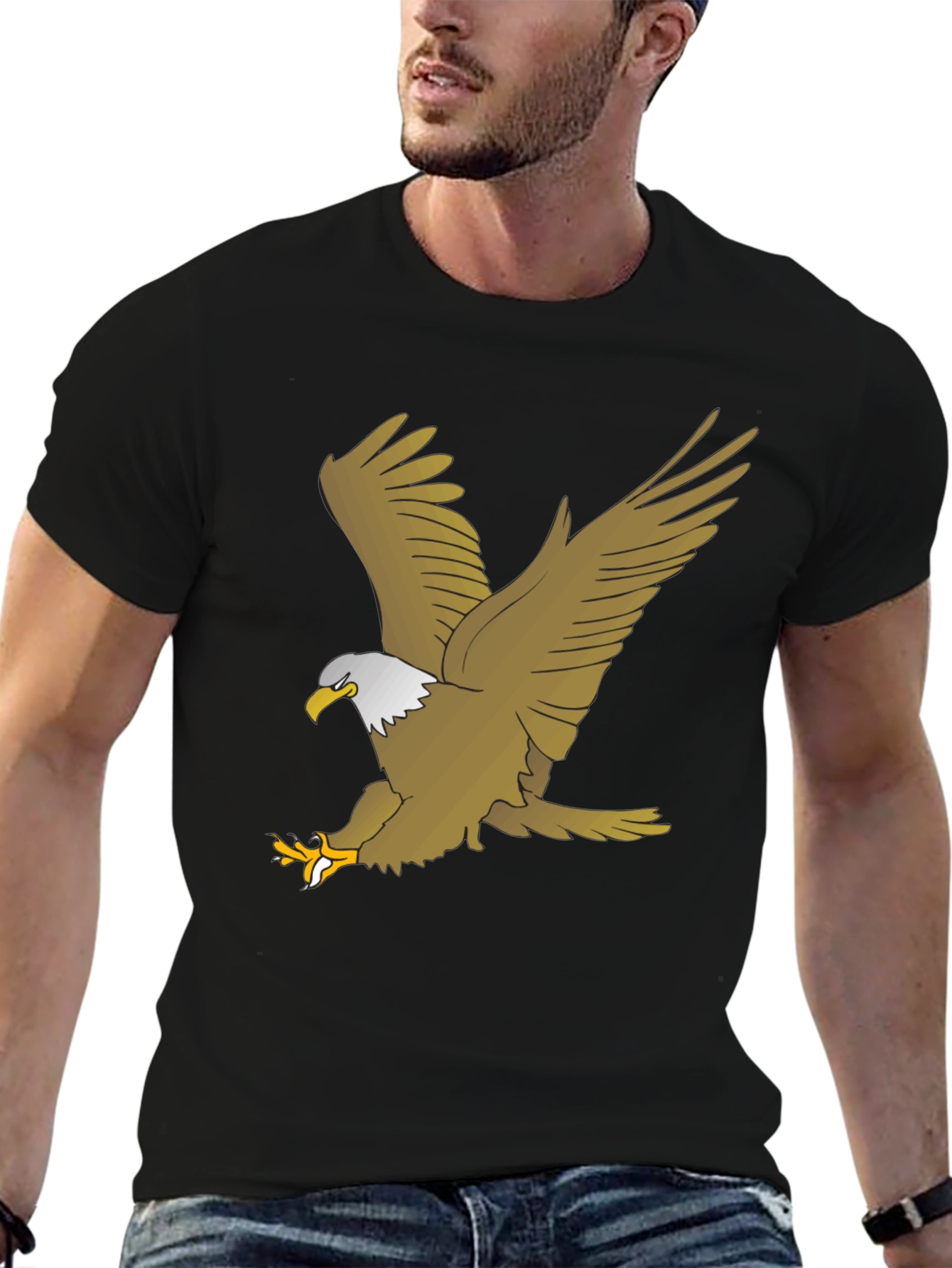 Eagle Graphic Black T-Shirt